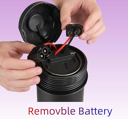 Miniatura 16 de Vespa subacuática eléctrica de 500 W, 131.2 ft de buceo libre que esnórquel la vespa del mar, motor sin escobillas de 60 minutos de la batería 500 W