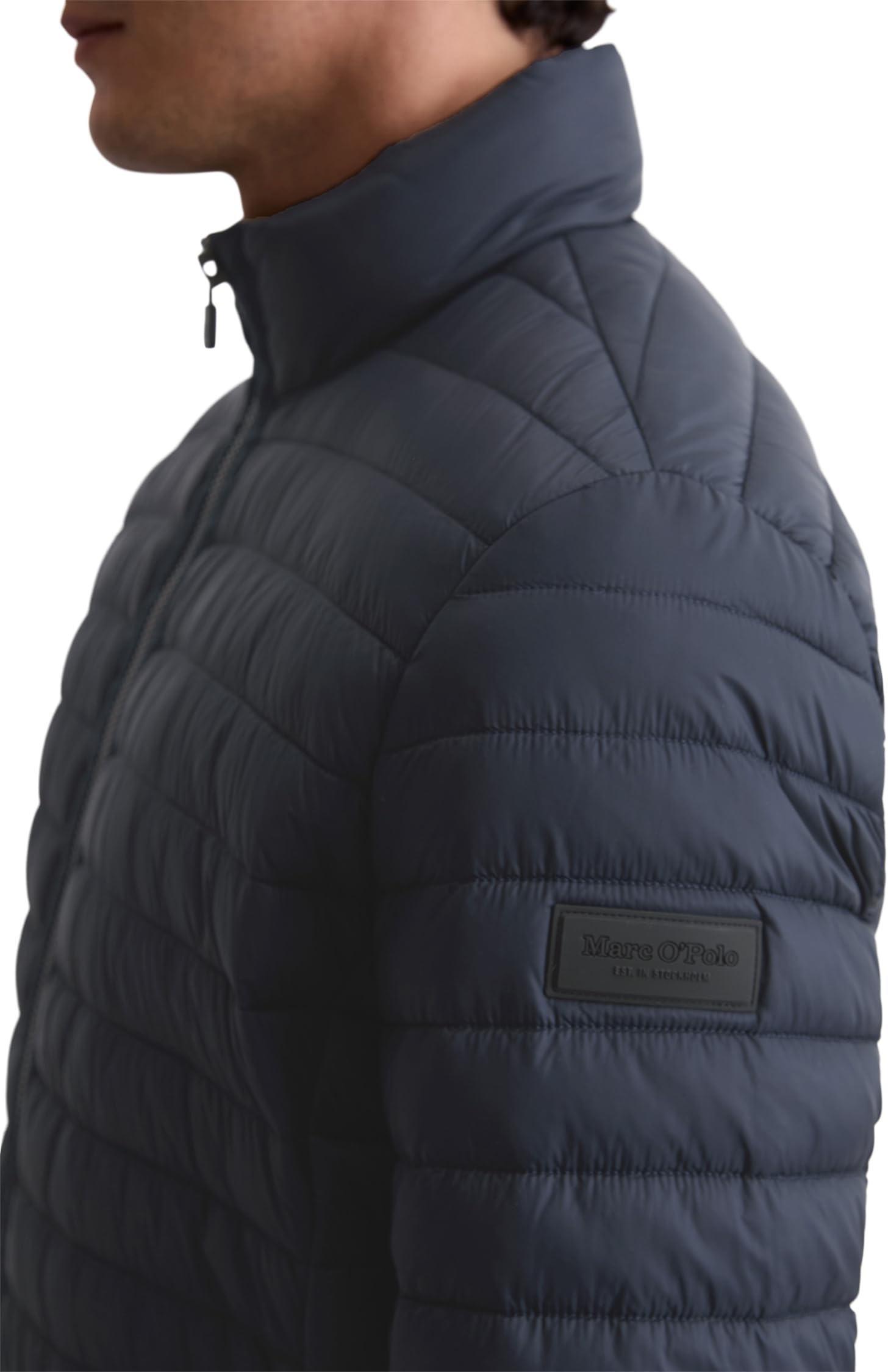 Marc O'Polo Herren Steppjacke mit Stehkragen leicht