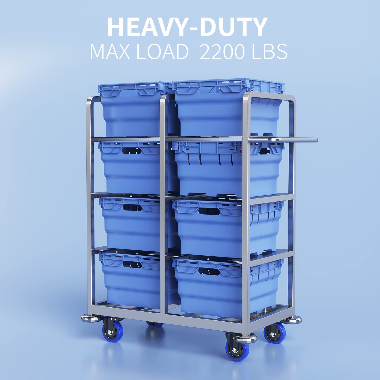 4 Inch Caster Wheels With Brake, Heavy Duty Casters Set Of 4 Swivel Top Plate Casters With Double Ball Bearings Industrial Locking Castor Wheels For Furniture Workbench Cabinetfree Hardware Kits - View #9