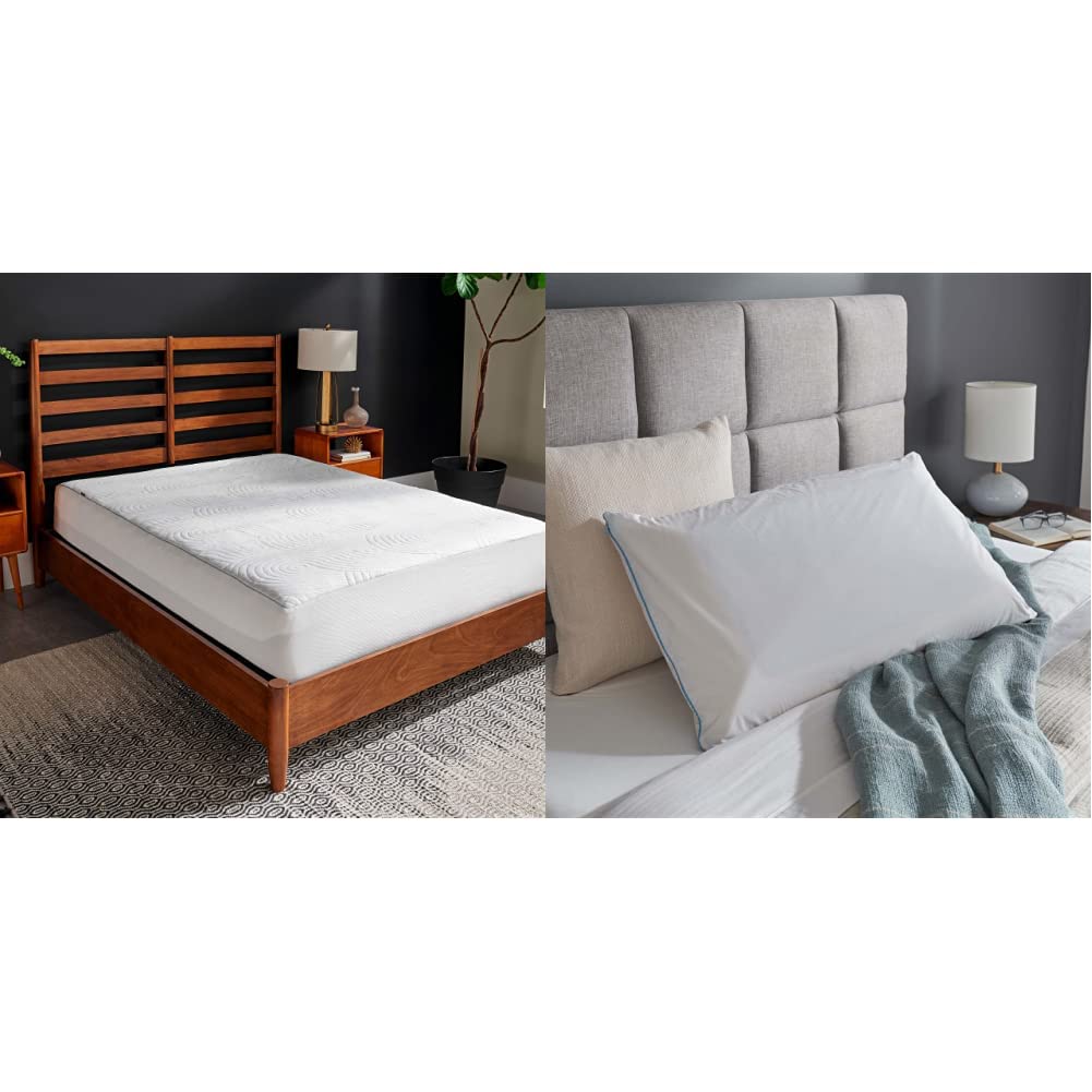 TempurPedic Cool Luxury Mattress Pad, Queen, White & TEMPURCloud