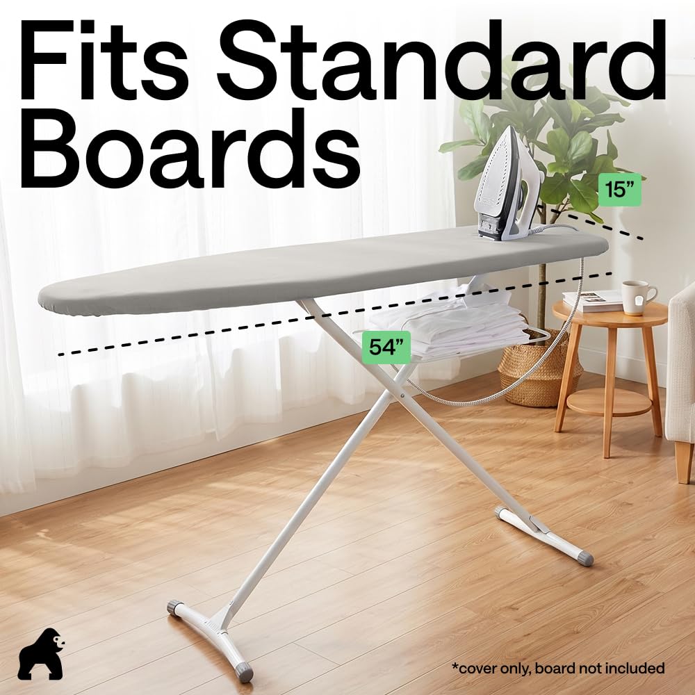 Gorilla Grip Ironing Board Cover - Heat Resistant! -8 Gorilla Grip Ironing Board Cover - Heat Resistant! -8