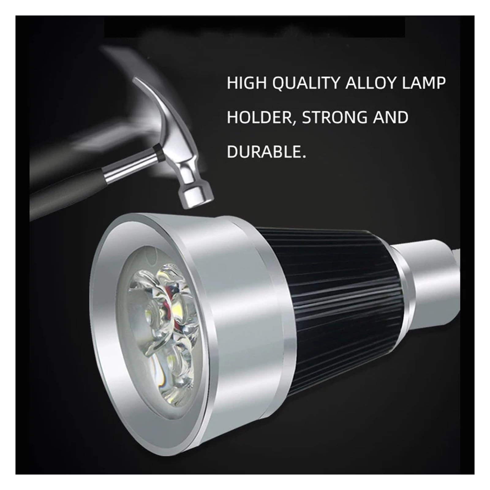 Tokarka lampa robocza LED z regulowaną szyjką i magnetyczną podstawą, lampa robocza LED z magnetyczną podstawą (UE)