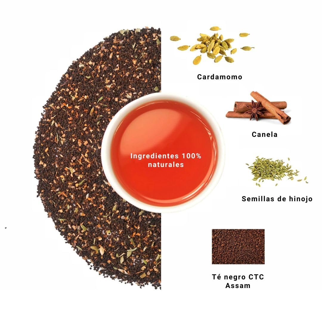 BATU Te Chai Granel 100g Assam India Naturalne Składniki Chai Latte