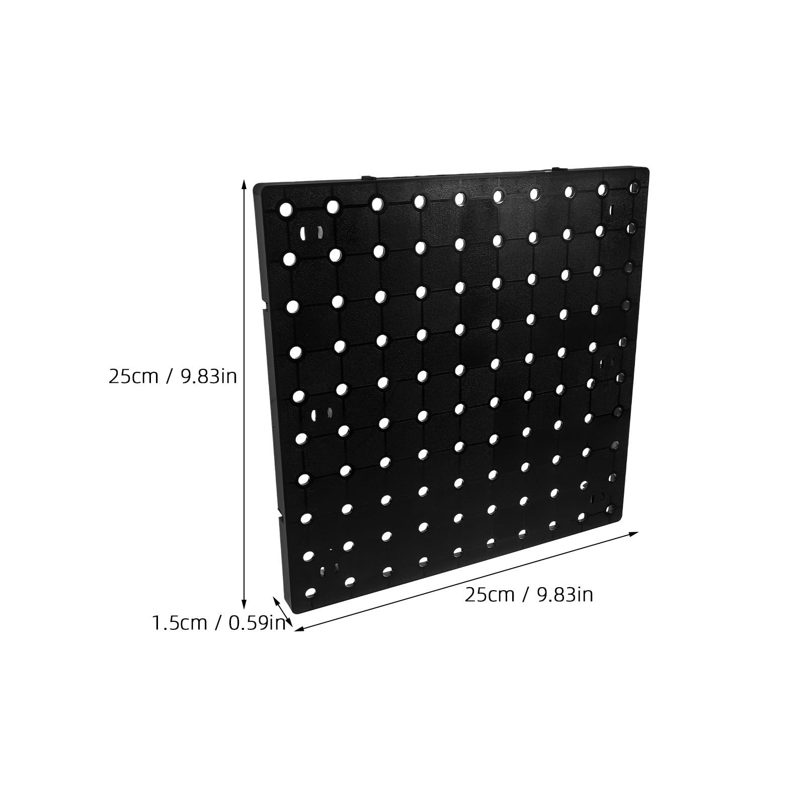 Organizador de Cocina de Pared Tablero de Clavijas Abs, Diseño sin Taladro, 4 Piezas para Almacenamiento Fuerte y Orden en Espacios Pequeños