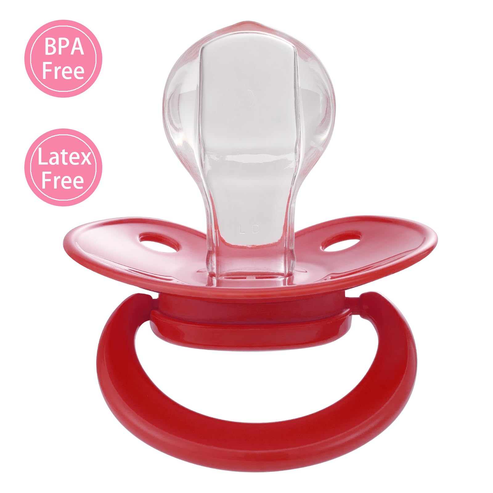 Somniumnight Adult Sized Pacifier Bigshield : Replacement Silicone Dummy Big Teat for Anxiety Release - Image 3