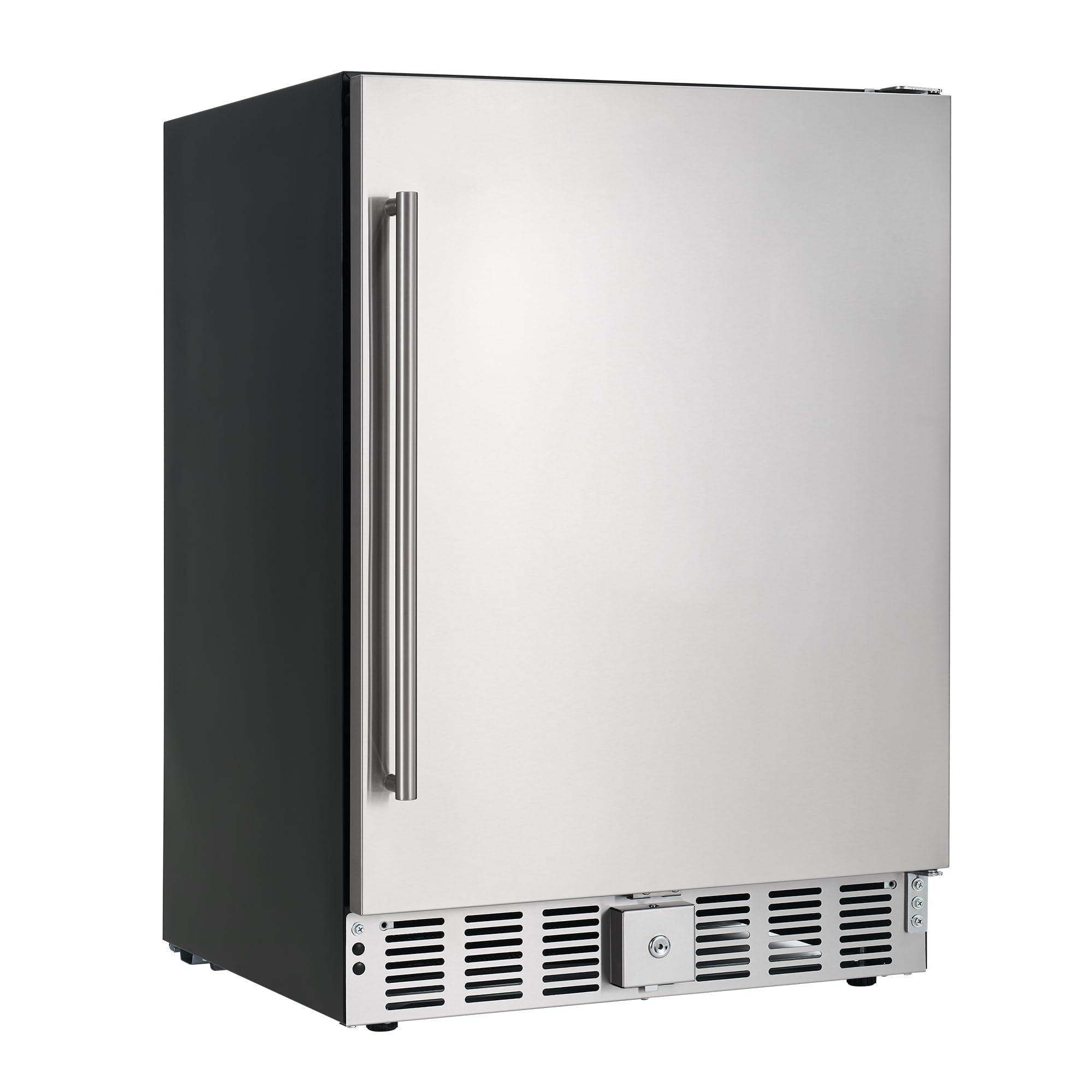 Albott 24 Inch Outdoor Beverage Fridge, 5.0 Cu.Ft Beverage Refrigerator Holds 166 Cans, 32-50°F Drink Cooler with IPX4 Waterproof Design, Auto-Defrost, Build-In or Freestanding for Patio & Backyard on Fridge.com