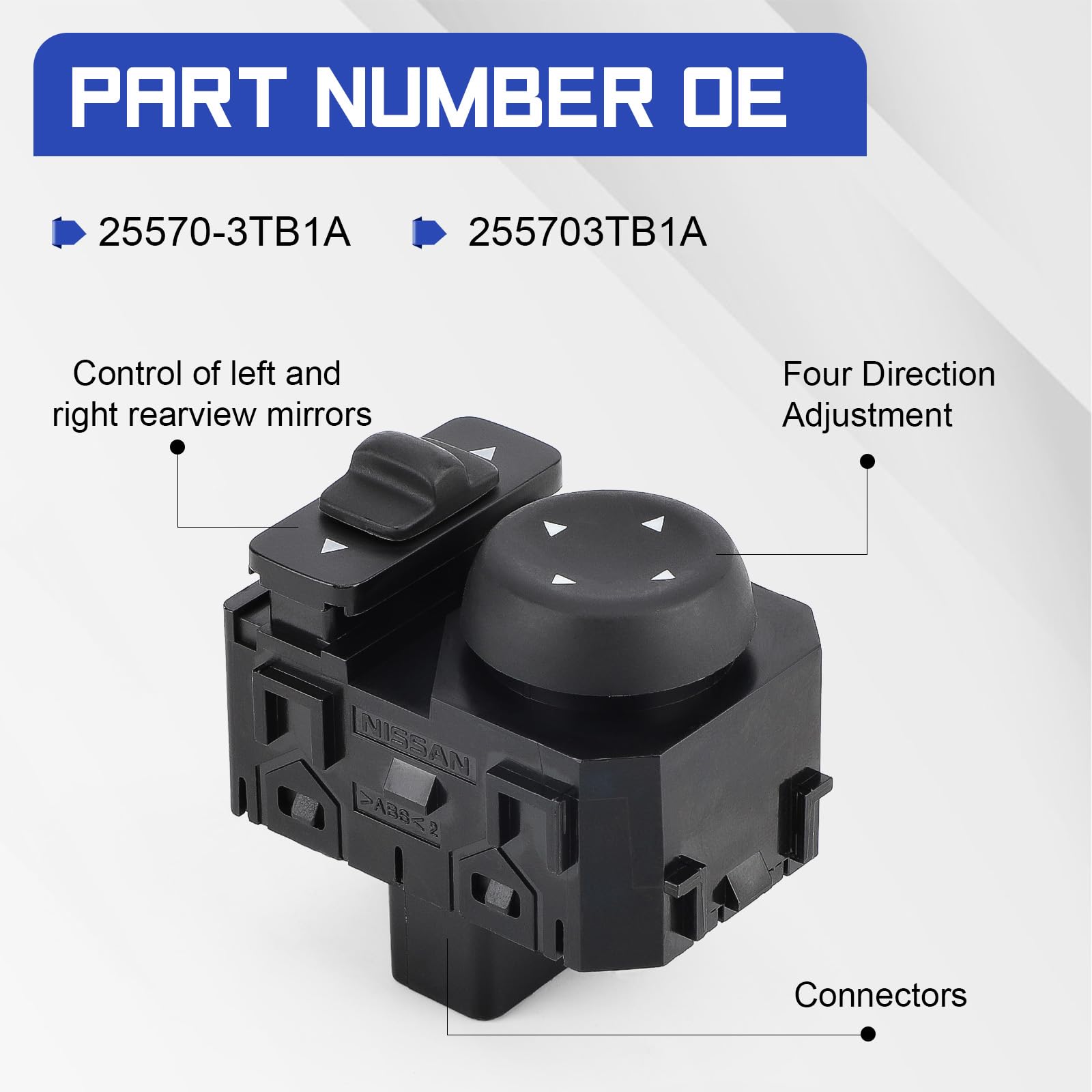 Amazon.com: 25570-3TB1A Door Mirror Switch Assy-Mirror