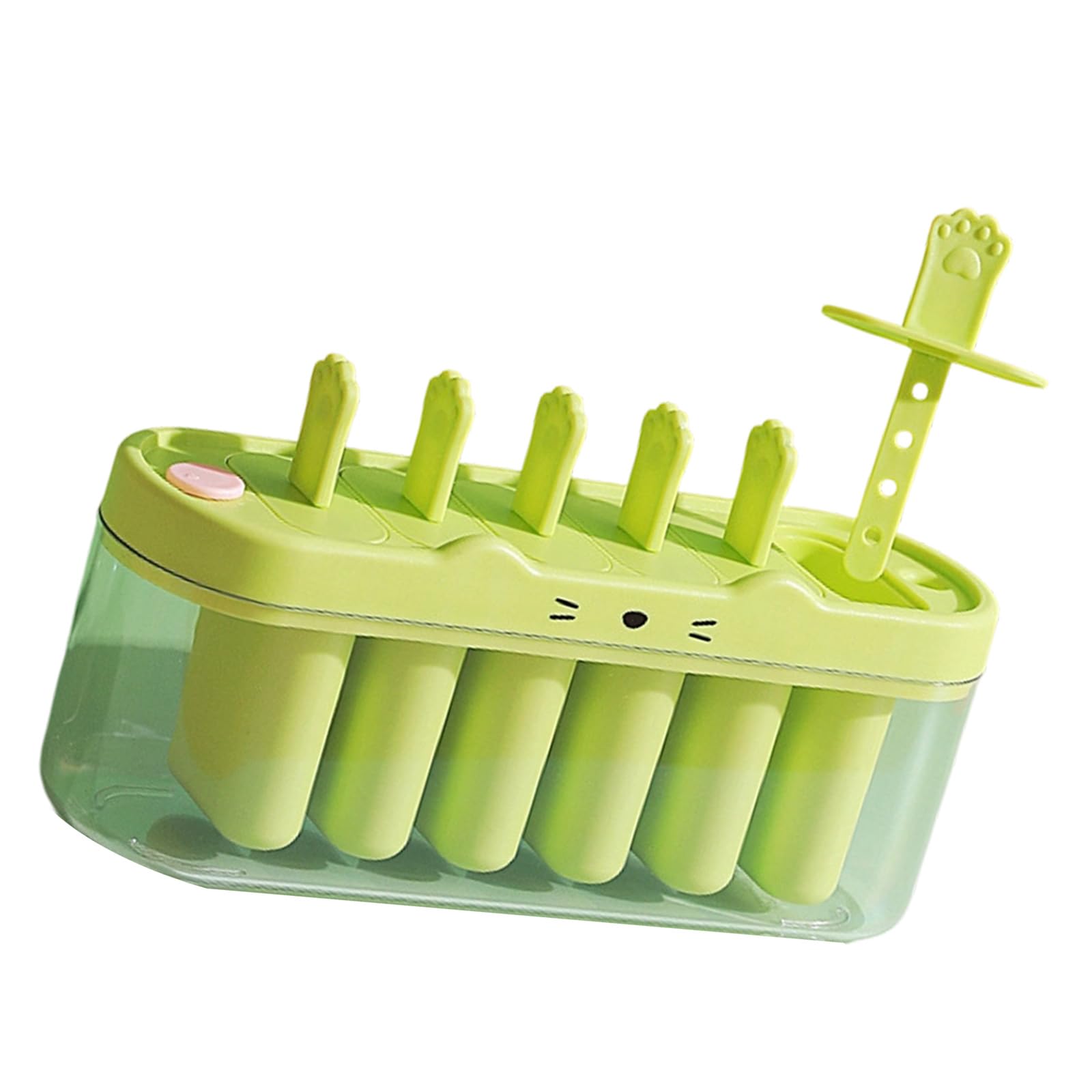 Kalttoy Ice Creams Molds with 6 Cavities for Homebrewed Popsicles and Ice Block Perfect for Family Kitchen Use Popsicles Maker