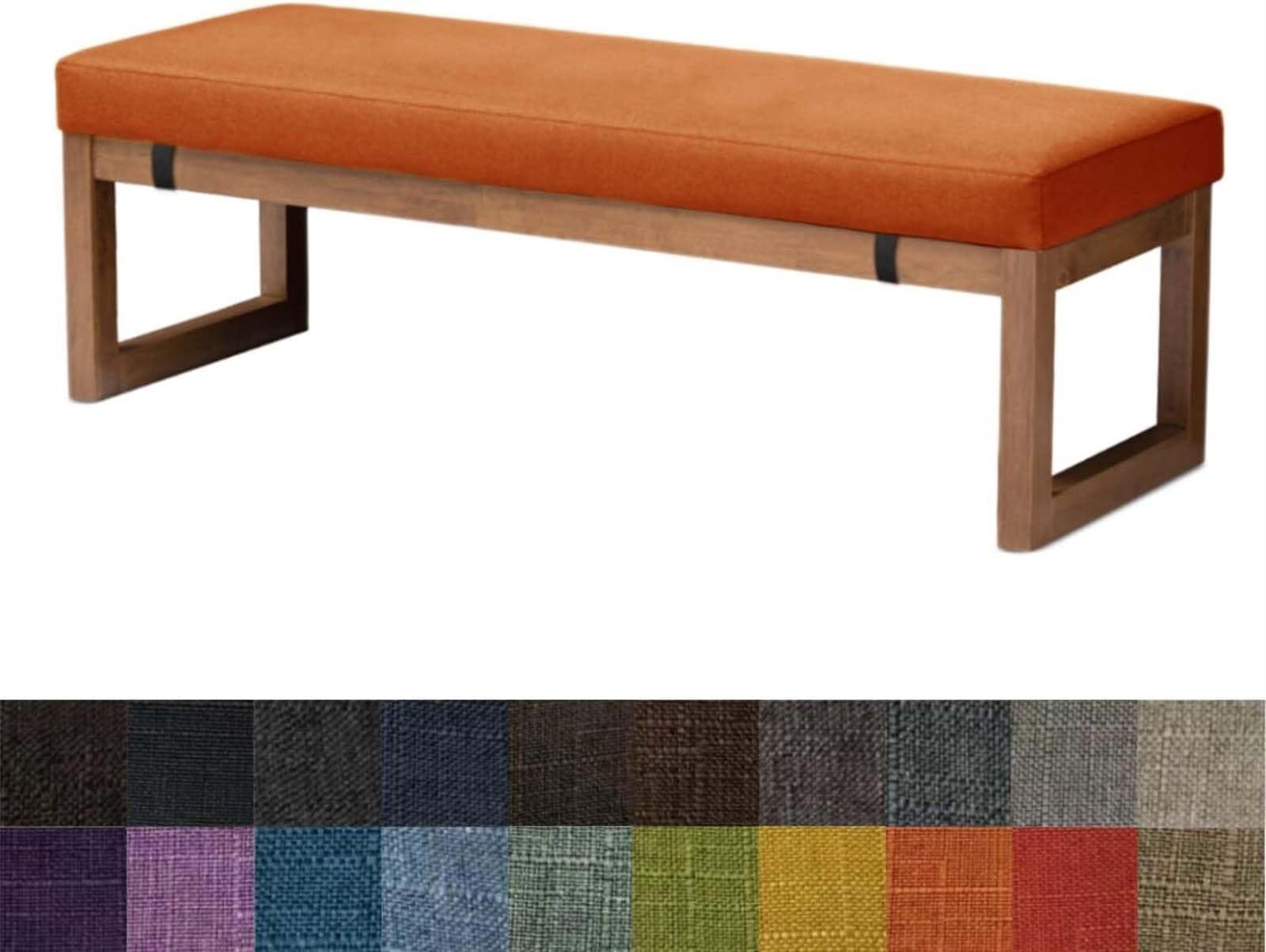 MCOSU Bench Cushion - Outdoor/Indoor Patio Porch Swing Cushions, 48/40/50 x 12/14/16/18 inch Bay Window Seat Furniture Cushion Non-Slip with Zipper (Color : C6, Size : 47x18x2in)