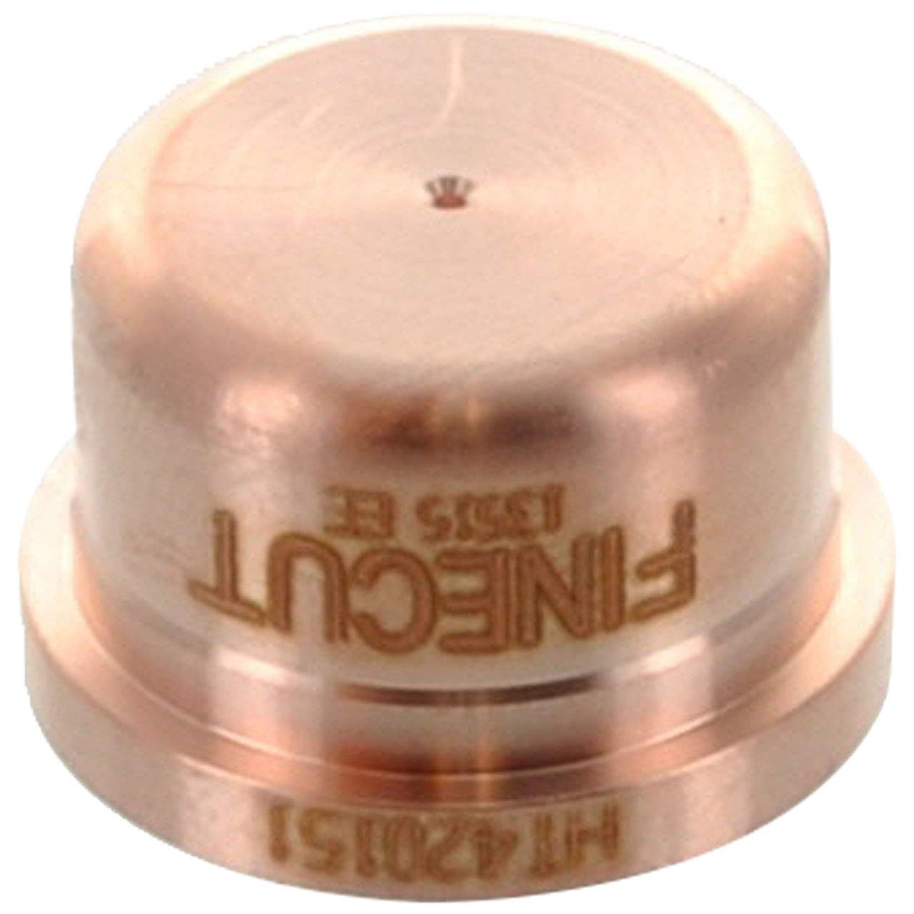 Hypertherm 420151 Nozzle HyAmp FineCut for Powermax 65/85/105/125. Package of 5Plasma Power Source: Powermax 125 Torch: Duramax Hyamp Amperage: 45 Amps Consumable Type: FineCut Package: 5