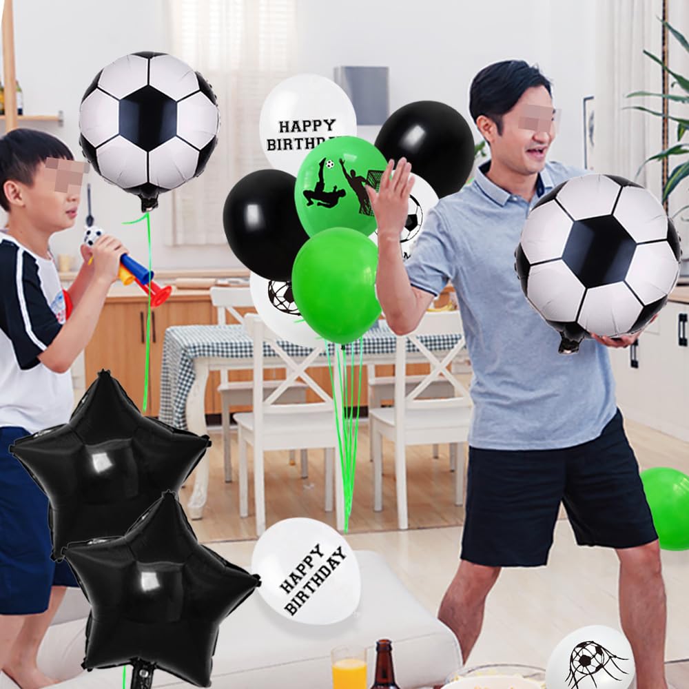 LdawyDE 13 x taartdecoratie voor voetbalverjaardag