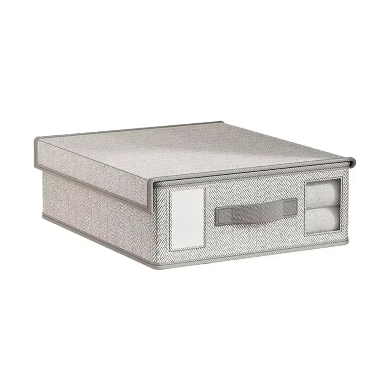 QAUUCP Foldable Bed Sheet Organiser Bed Sheet Storage Box Clothing Fabric 4-piece Organizer Wardrobe Blanket Quilt Cover Non-woven(Color 3)