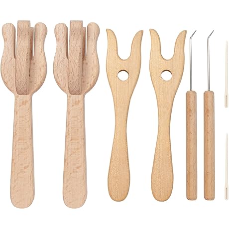 Lucet Knitting Fork and Needle Kit