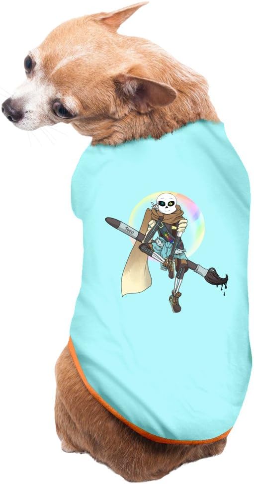 NIKEDOG Ink Sans Small Dog Vest Pet Clothes SkyBlue