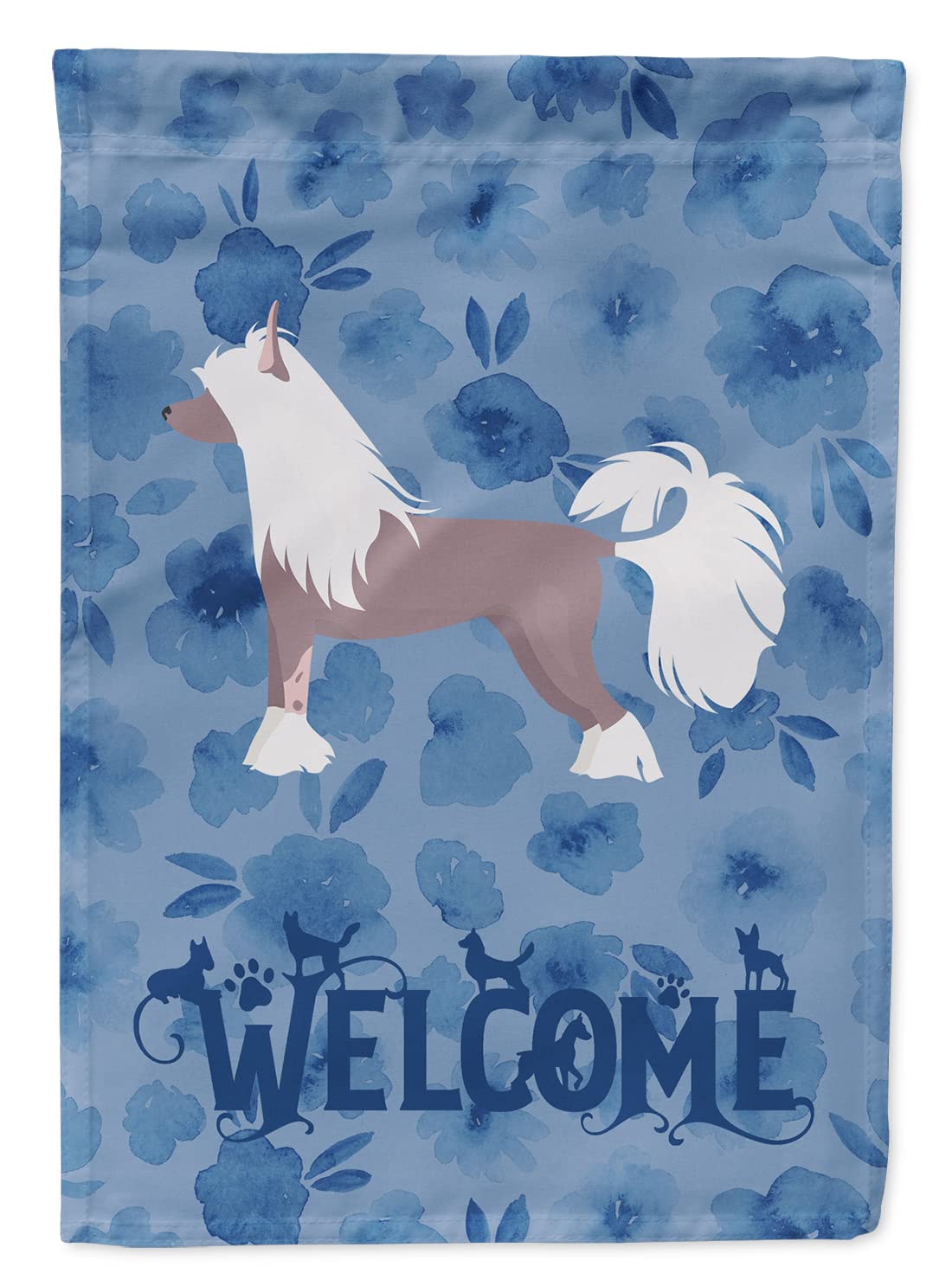 Drapeau Chinese Crested pour une décoration de maison accueillante