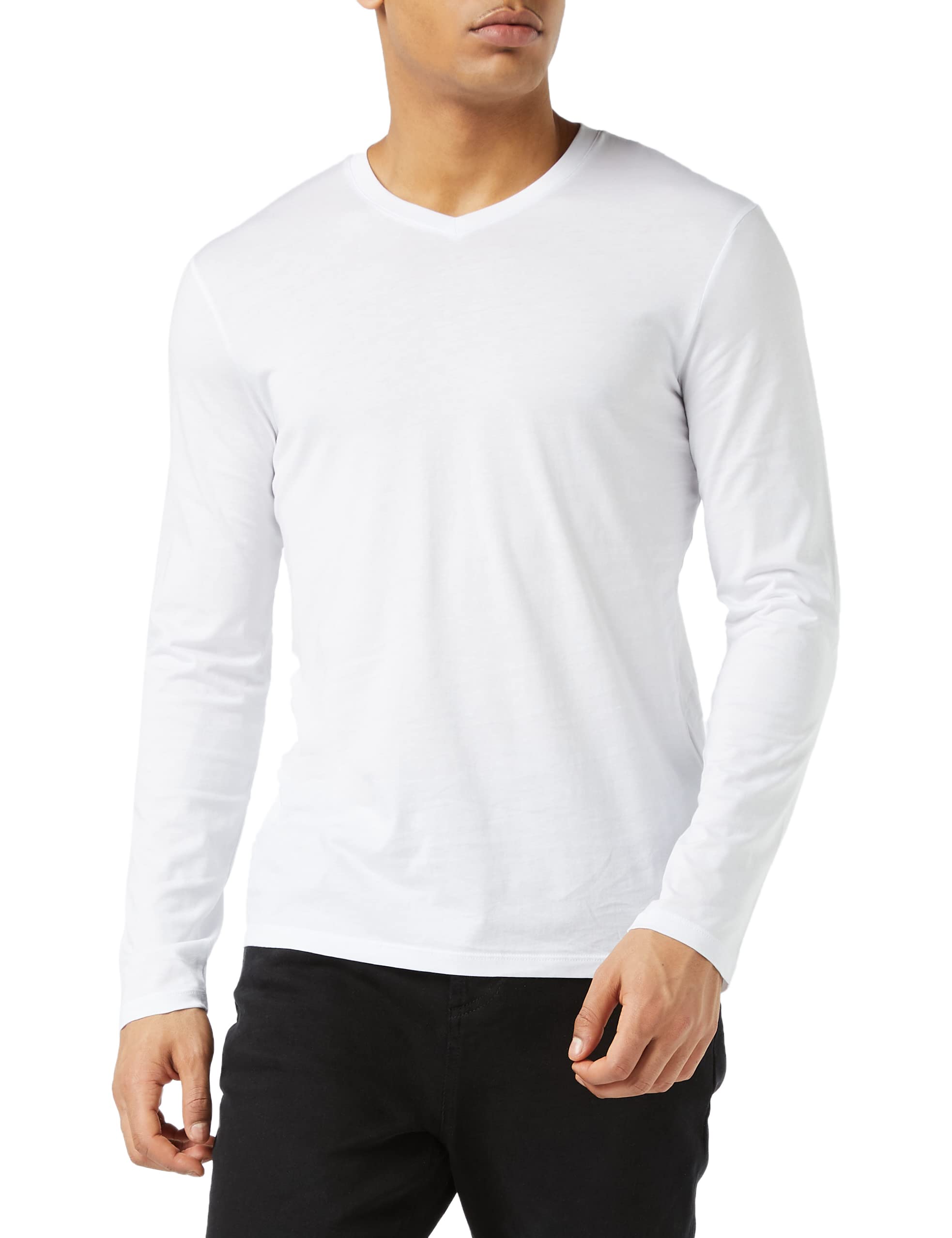 Armani Exchange Sudadera para Hombre, Blanco, XL