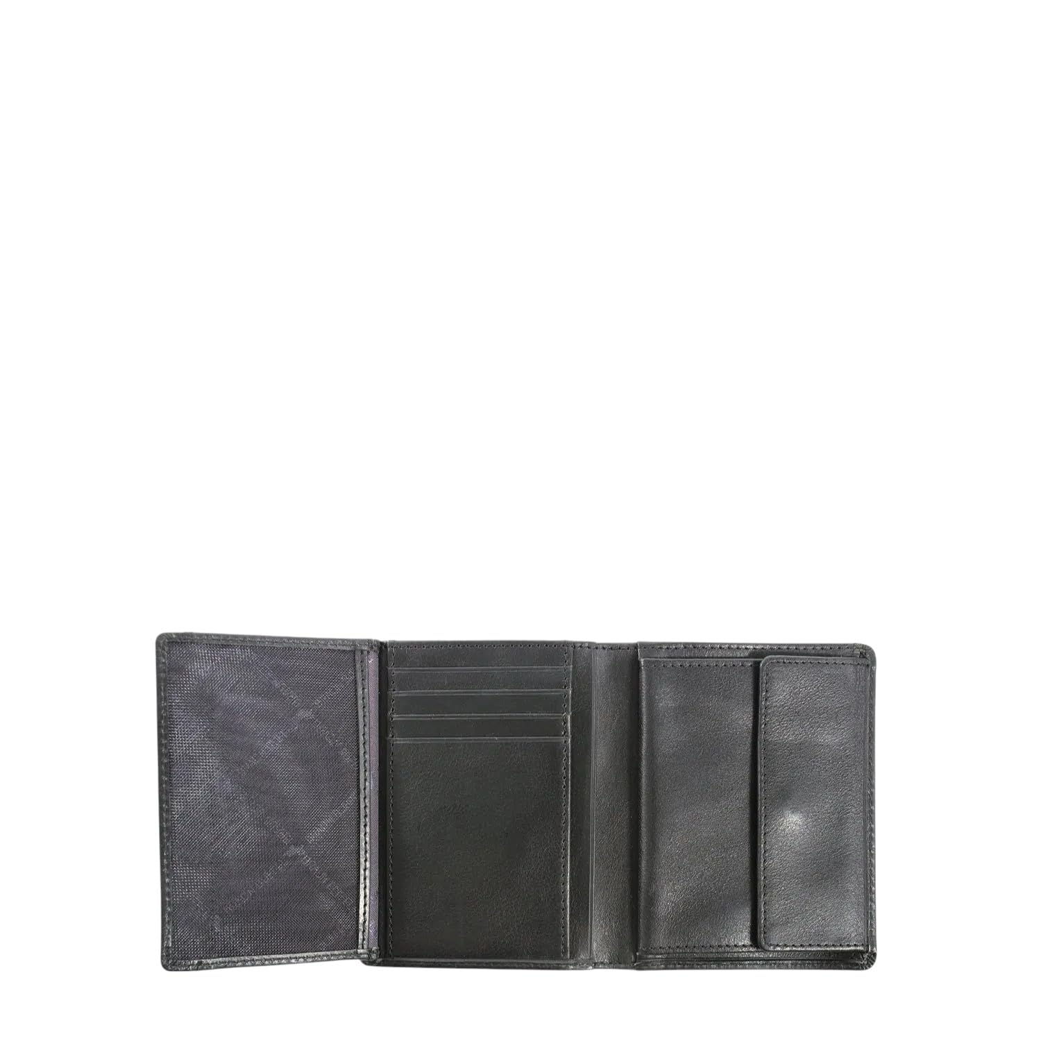 BRAUN BÜFFEL - Herren RFID Geldbörse Hochformat Arezzo - 8 Kartenfächer aus echtem Rindleder Schlichtes Design - Edles Schwarz