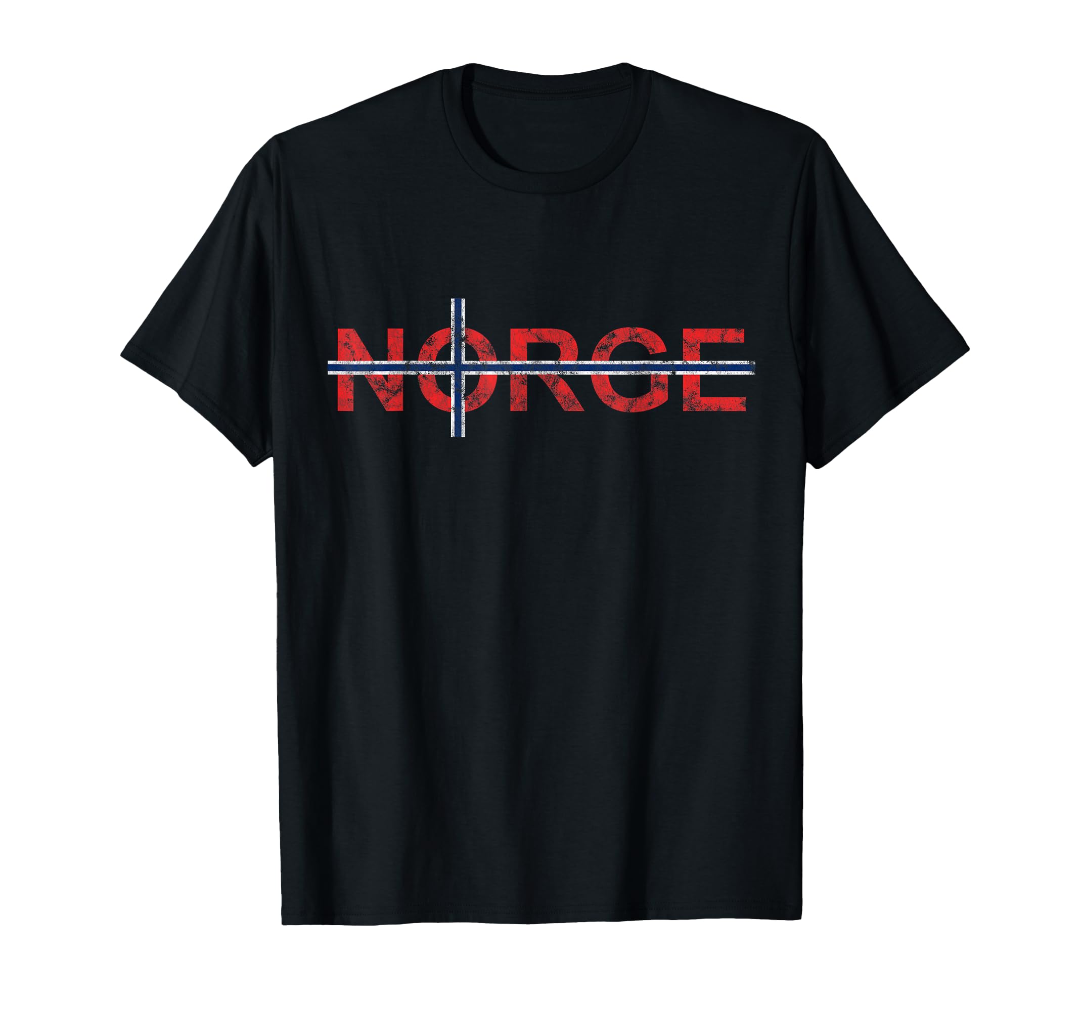 Norge Norway Norwegian Flag Nordic Cross Travel Europe T-Shirt
