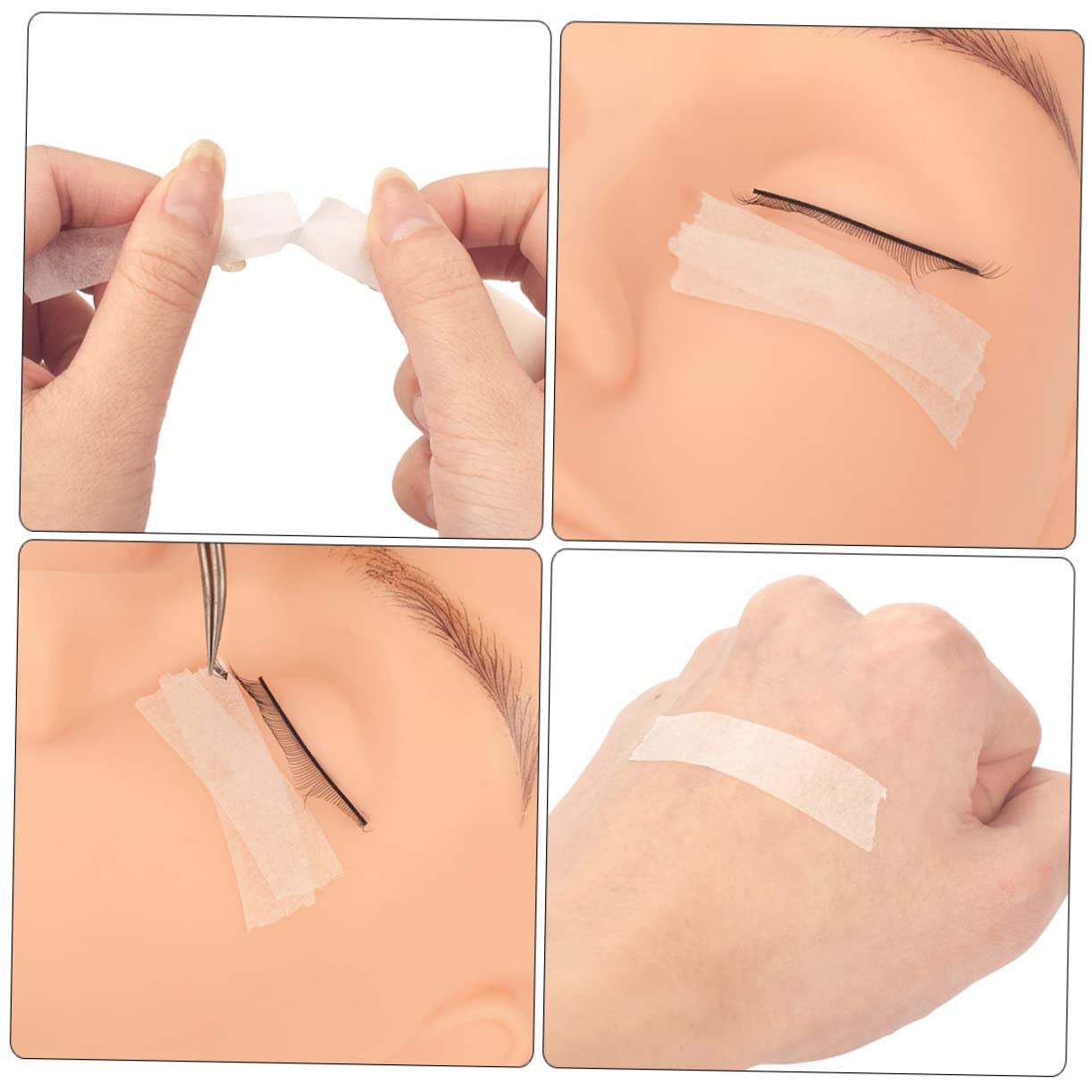 SOESFOUFU Eyelash Extension Tape 30 Pieces 1.2cm Wide Tape for Lash Extensions for for Eyes