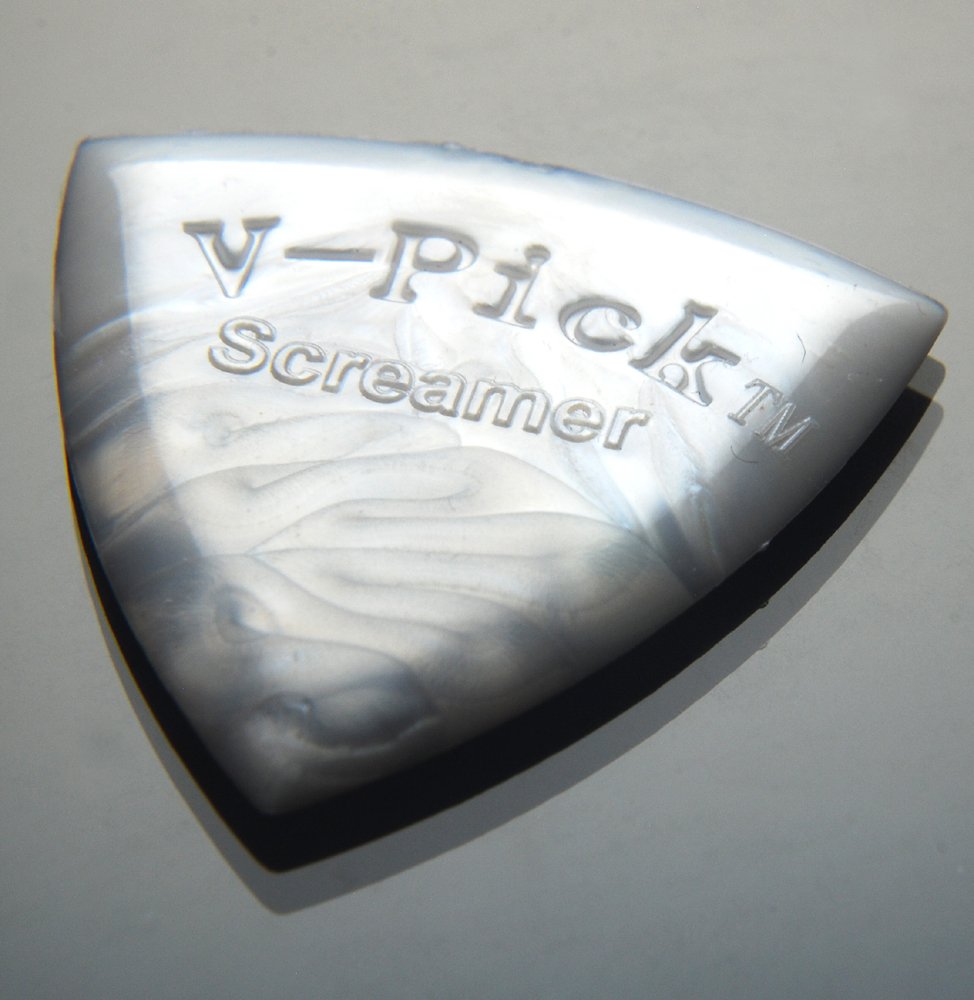 v-picks Pearly Gates Screamer 2,75 mm púas de guitarra (X3) scrpg3 W/Bonus Ris Pick