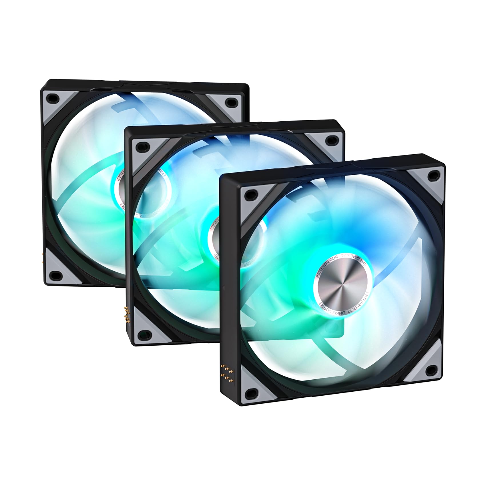 tryx rota sl argb 120mmケースファン三個セット TRYX ROTA SL 120 ARGB White Case Fans 3-Pack | Cool & Style