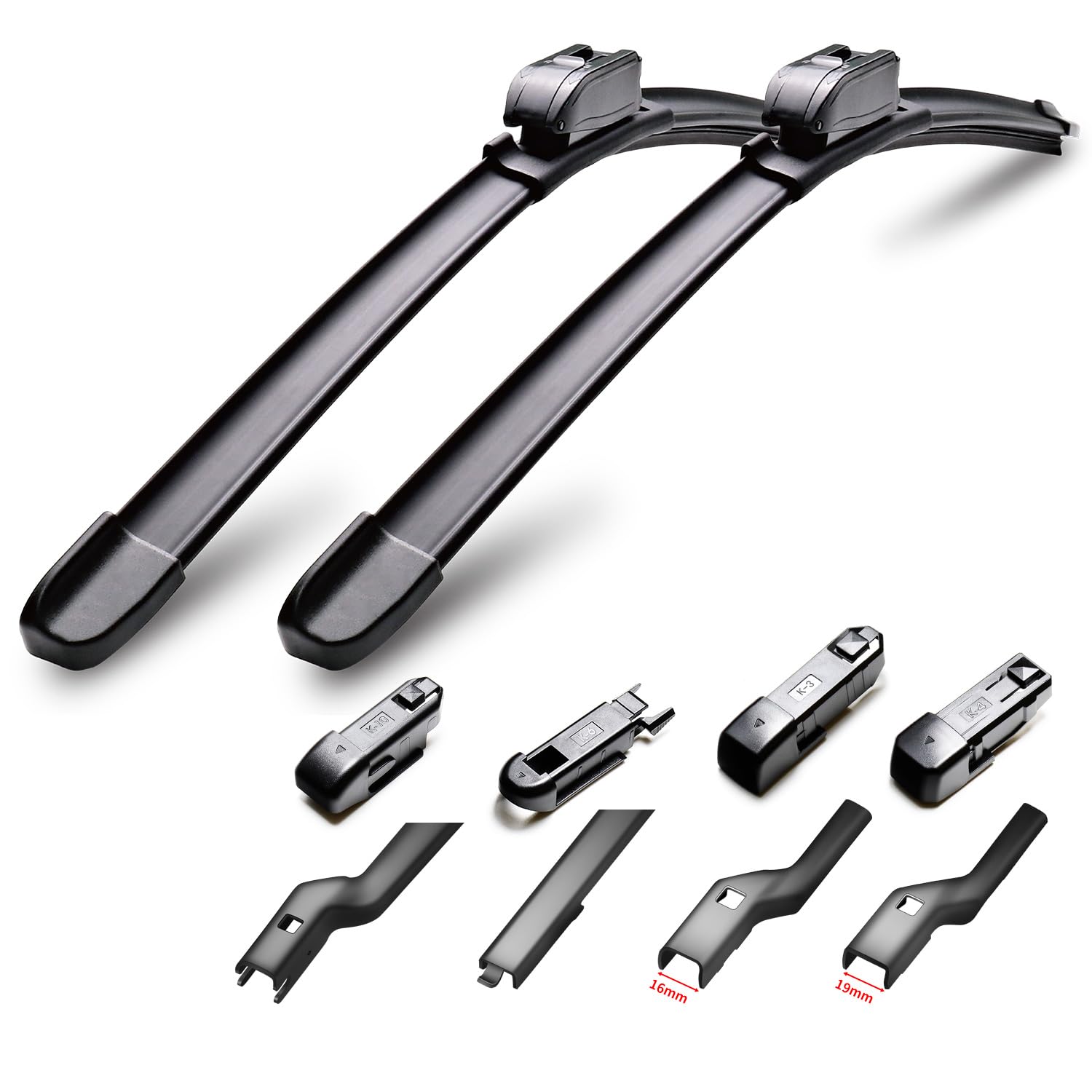 DYNOELS Windshield Wipers, 26'' + 16'' Wiper Blades for Toyota RAV 4 2013-2023, Corolla 2009-2019All-season Automotive Replacement Windshield Wiper Blades (Set of 2)