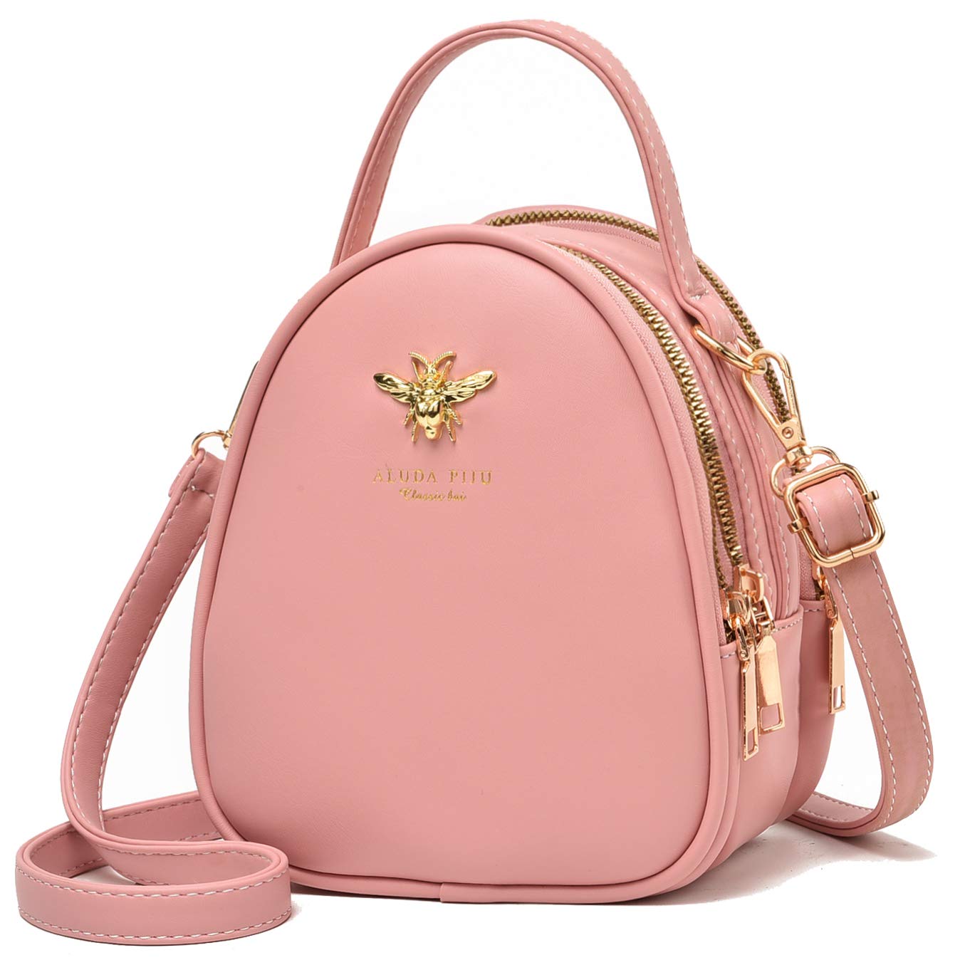 BAIKELI Lightweight Small Crossbody Bags Shoulder Bag for Women Stylish Ladies Cell Phone Purse and Handbags Wallet, 0-0-1-pink, S