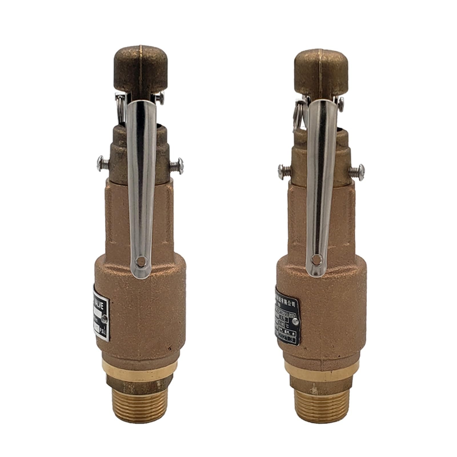 S10L Kupfer-Sicherheitsventil 1/2 Zoll 3/4 1 Messing-Druckbegrenzungsventil S10 5bar/8bar/10bar for Schraubenluftkompressor DN15/DN20/DN25