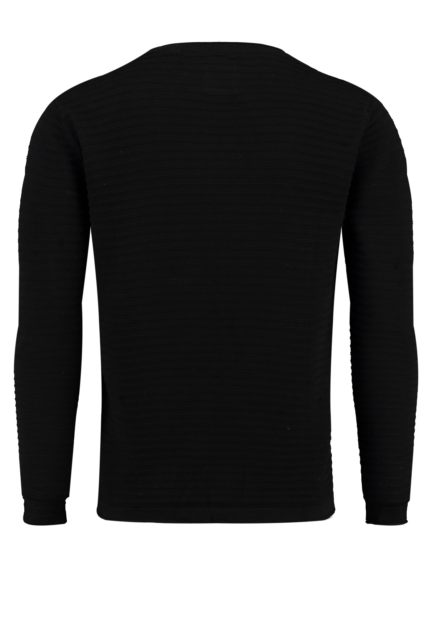 KEYLARGO Klmanuel okrągły sweter męski, Black (1100), XXL
