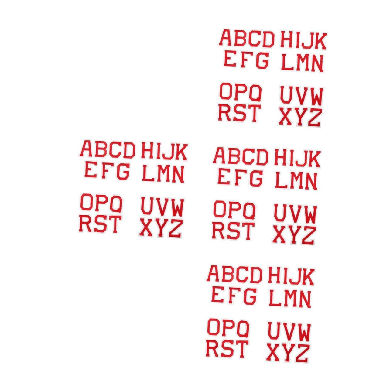 Housoutil 4 Set Toppe Termoadesive Per Abbigliamento Diy Patches Decorativi Per Jeans Vestiti Progetti 26 Pezzi * 4