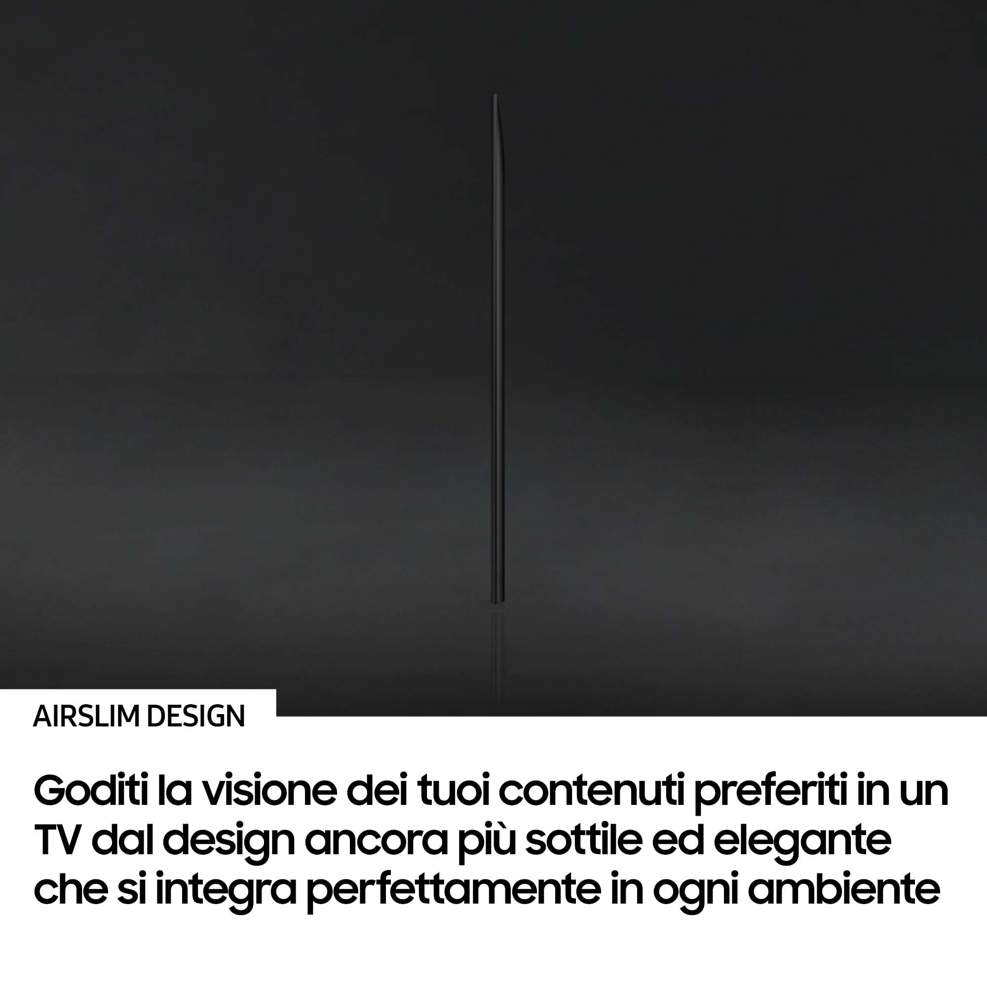 Samsung QLED 4K Vision AI Smart TV 55'' QE55Q8FAAUXZT, Q8F, Q4 AI Processor, 4K Upscaling, OTS Lite, Air Slim Design, 100% di Volume Colore con Quantum Dot, PACCHETTO INTRATTENIMENTO, 2025