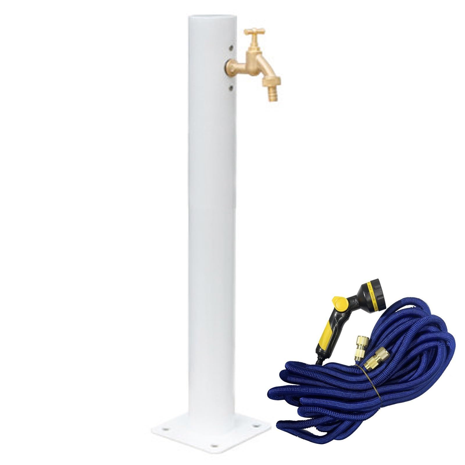 304 Stainless Steel vertical garden water column, freeze proof outdoor faucet Water Column, Farm, yard, backyard, lawn irrigation(80cm/31.5in)