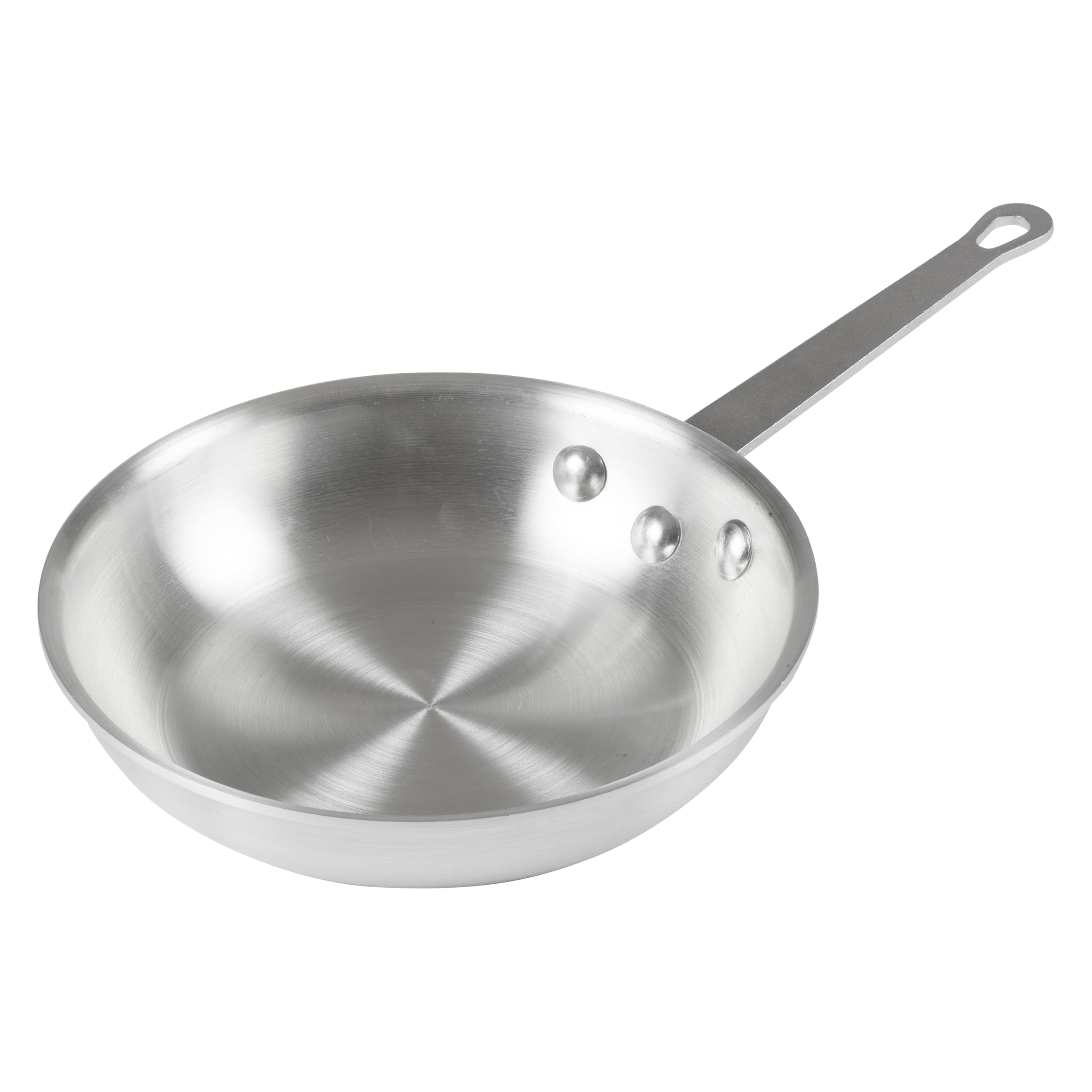 Winco Commercial-Grade Aluminium Fry Pan Skillet Natural Finish 8