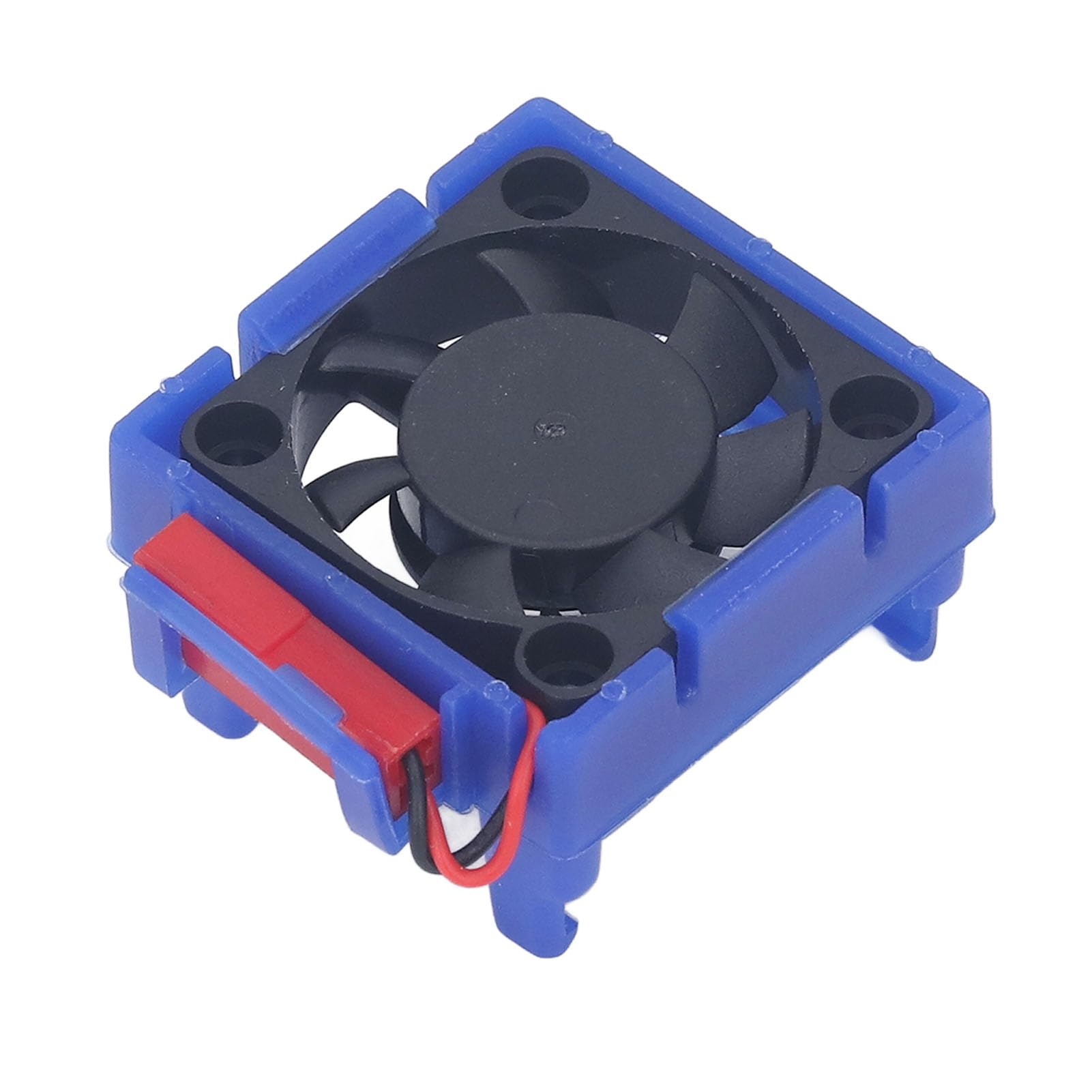 Topyond RC Lüfter, 5V RC Car Lüfter Fernbedienung, RC motorlüfter für Traxxas Slash 4x4 VXL, Aluminium, Wasserdicht, Traxxas Cooling Fan (Rot)