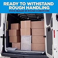 Vista 6 de Scotch Dispensador de cinta de embalaje con capacidad para hasta 2 anchos (ST-181), rojo, metal, plástico