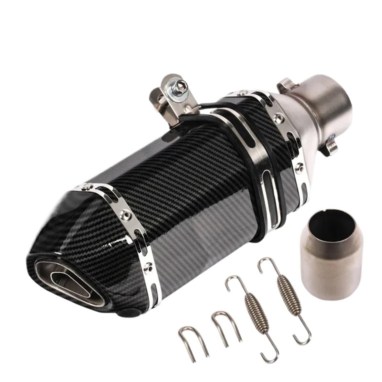 tłumik wychowej wydech Do XJ6 MT07 09 03 | Uniwersalne akcesoria 51mm tłumik rury wydechowej motocykla(Type A1 with sticker)