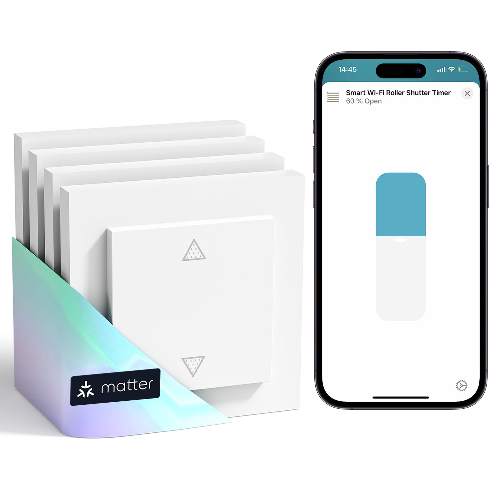 Meross Wifi-rolluikschakelaar, smart jaloezieschakelaar, 1