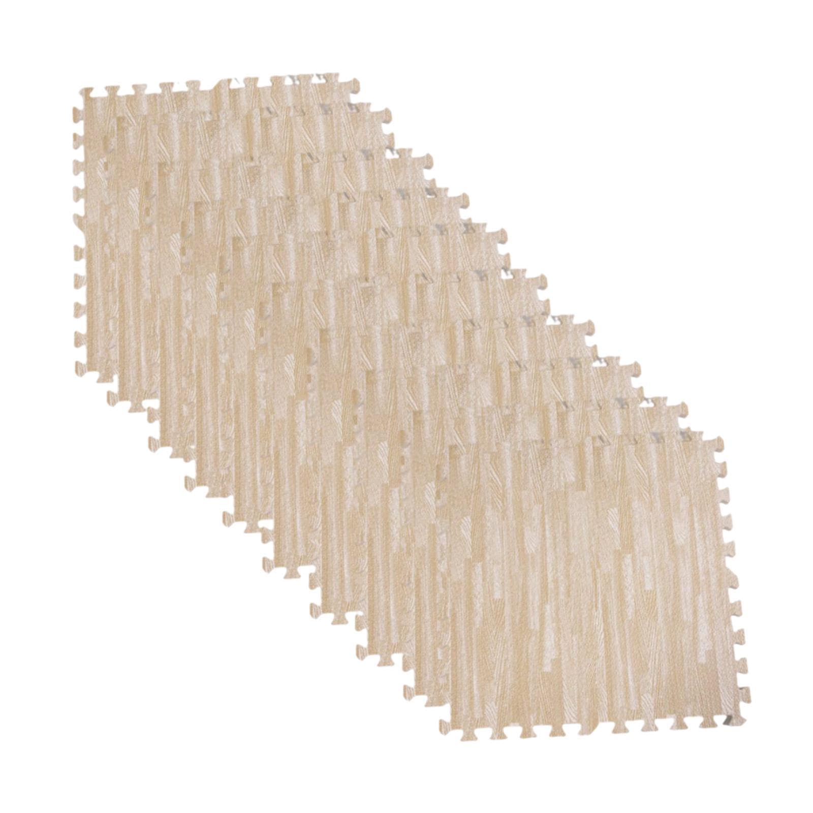 10 Stück Bodenmatte Schaumstoff Fliesen Matte Kinder Spielmatten Puzzle Krabbelmatte Bodenplatten mit Anpassbarer Fläche Und Leichter