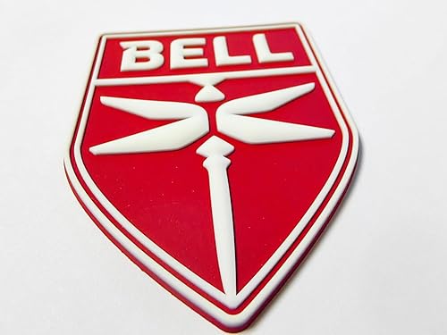 Miniatura 3 de Bell Parche de PVC que brilla en la oscuridad, con gancho y bucle, licencia oficial, 3 pulgadas
