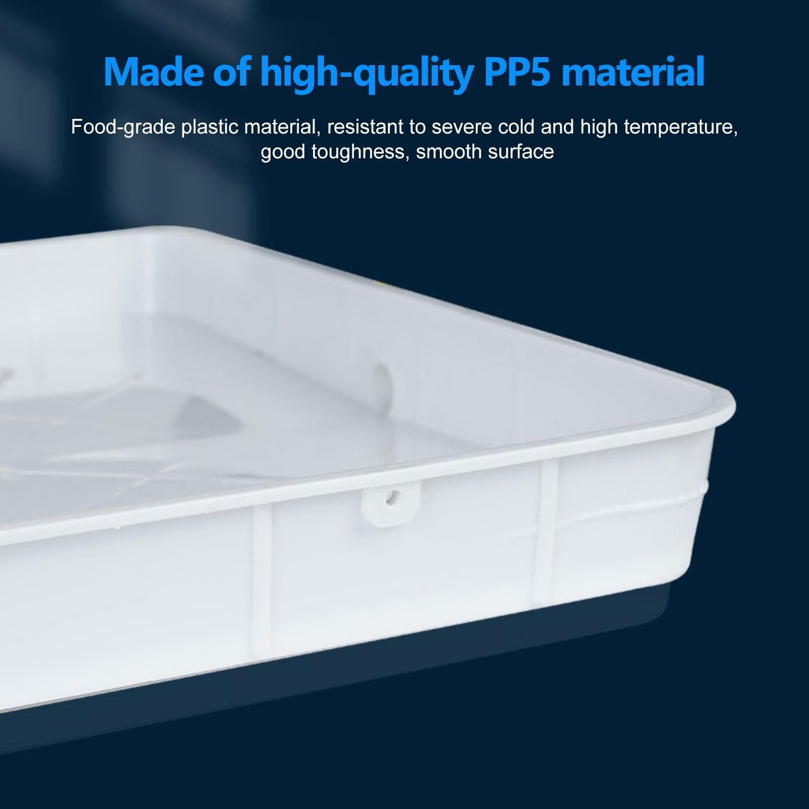 PP5 Bandeja plástica del Drenaje del Agua del condensado de la Bandeja del Agua de los acondicionadores de Aire,Kit de Manguera de Drenaje de Aire Acondicionado con cojín de Goteo de CA(1-2P 2m)
