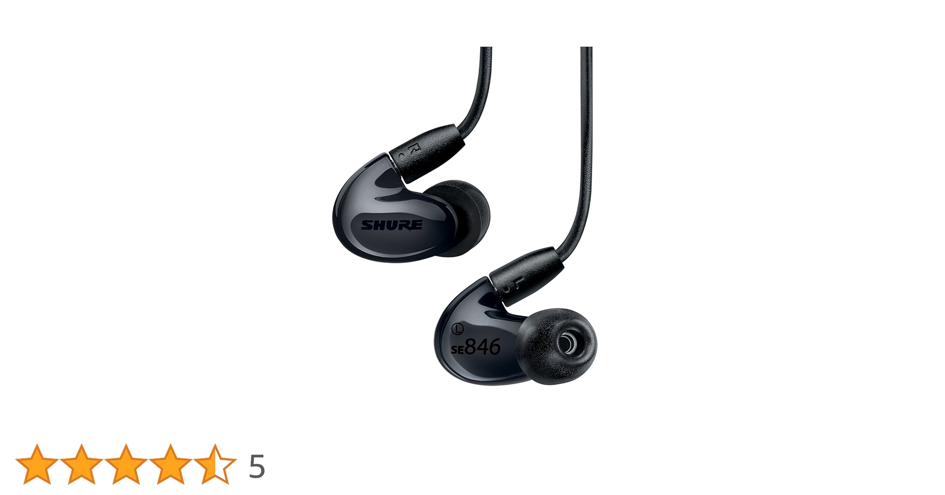 SHURE イヤホン SEシリーズ SE846 カナル型 ブラック SE846 Amazon.co.jp: 【旧モデル】SHURE イヤホン SEシリーズ SE846