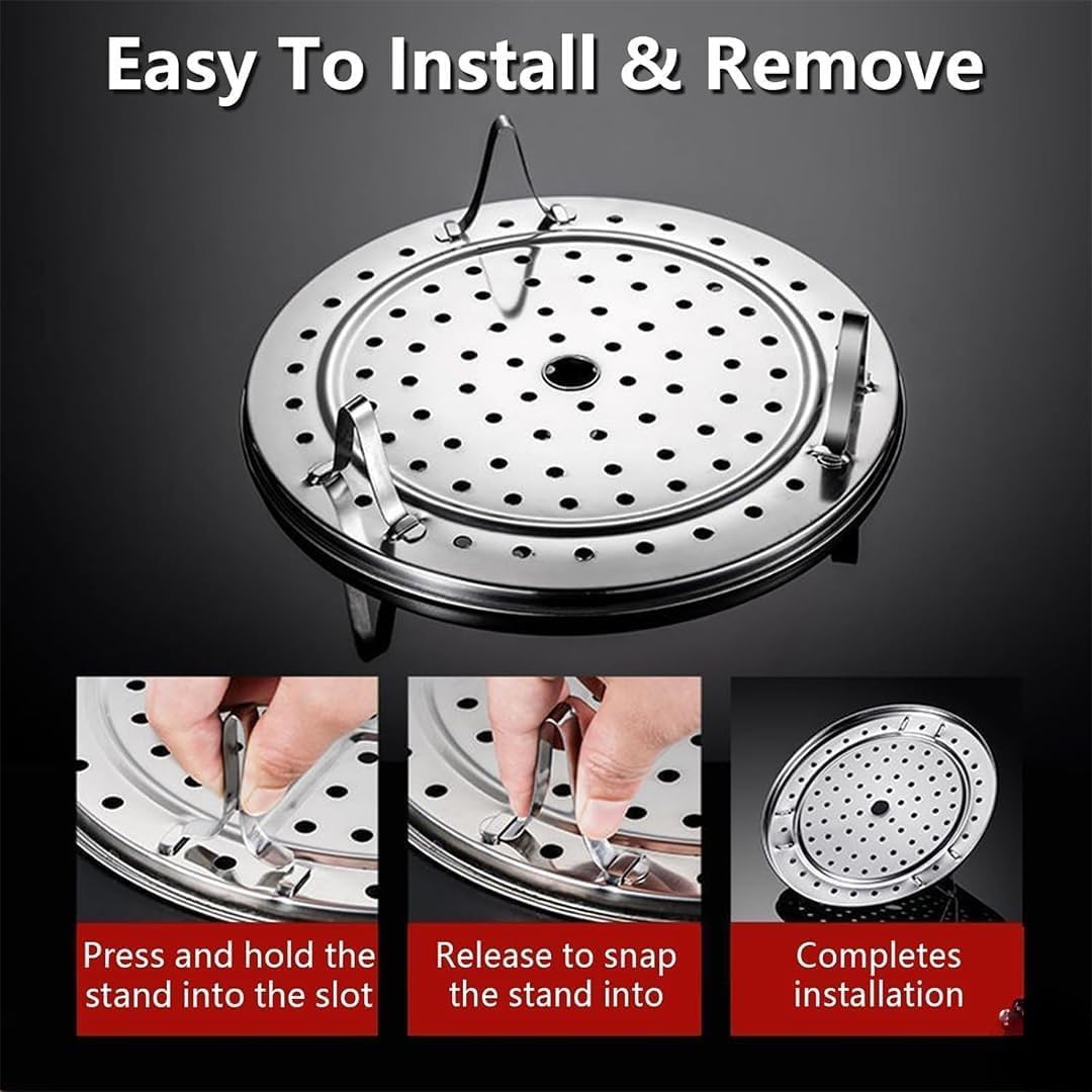 Stainless Steel Steaming Rack - 22cm -6