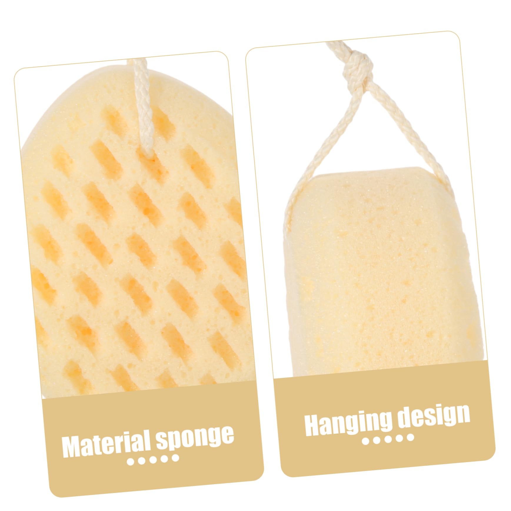 DOITOOL 4piezas Esponja De Baño y Reutilizable Para Cuerpo Esponja Exfoliante Agradable Para Piel Para Masaje y Limpieza Profunda