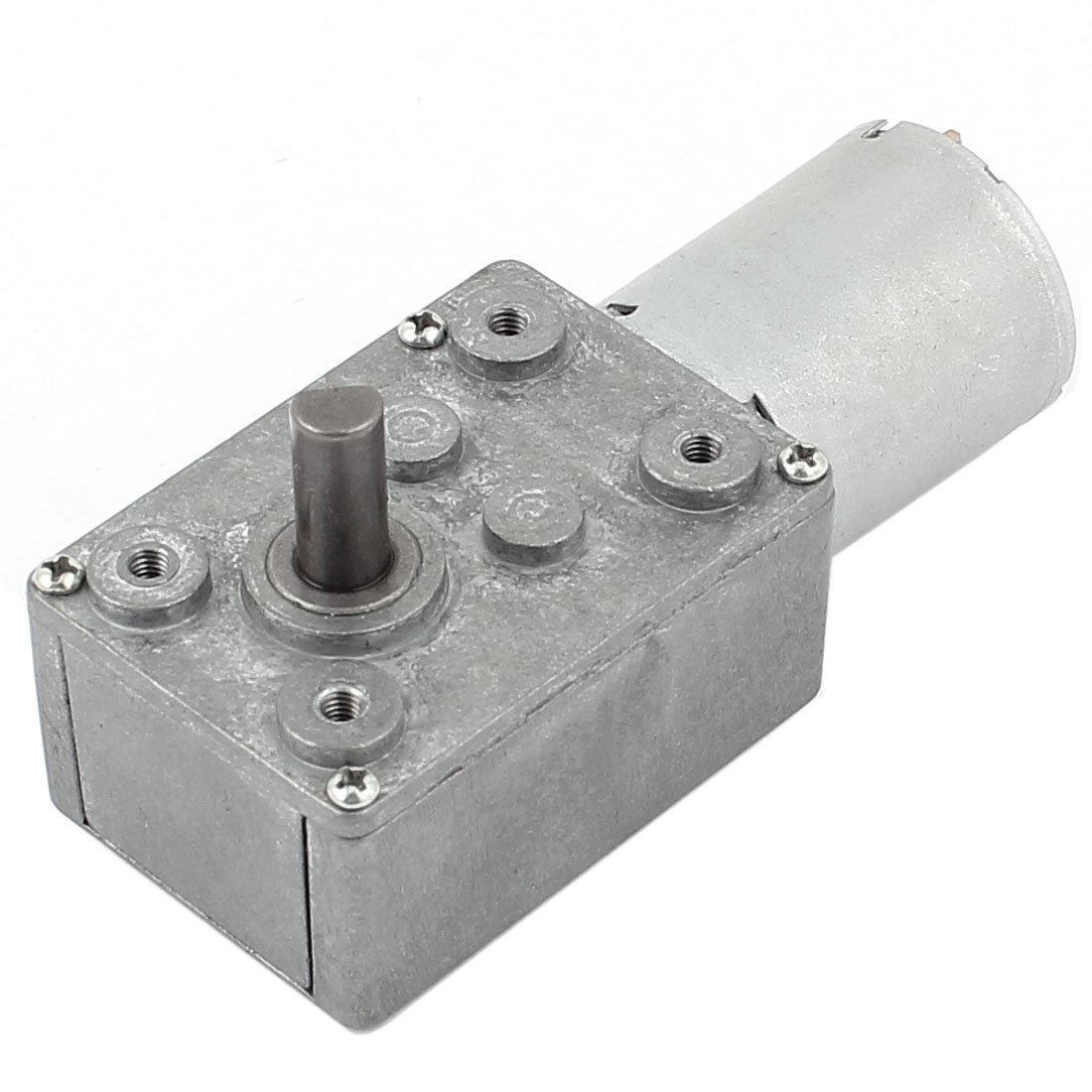 Sourcing Map DC 12V 150RPM 6mm Diameter Electric Shaft Geared Case Gear - View #2