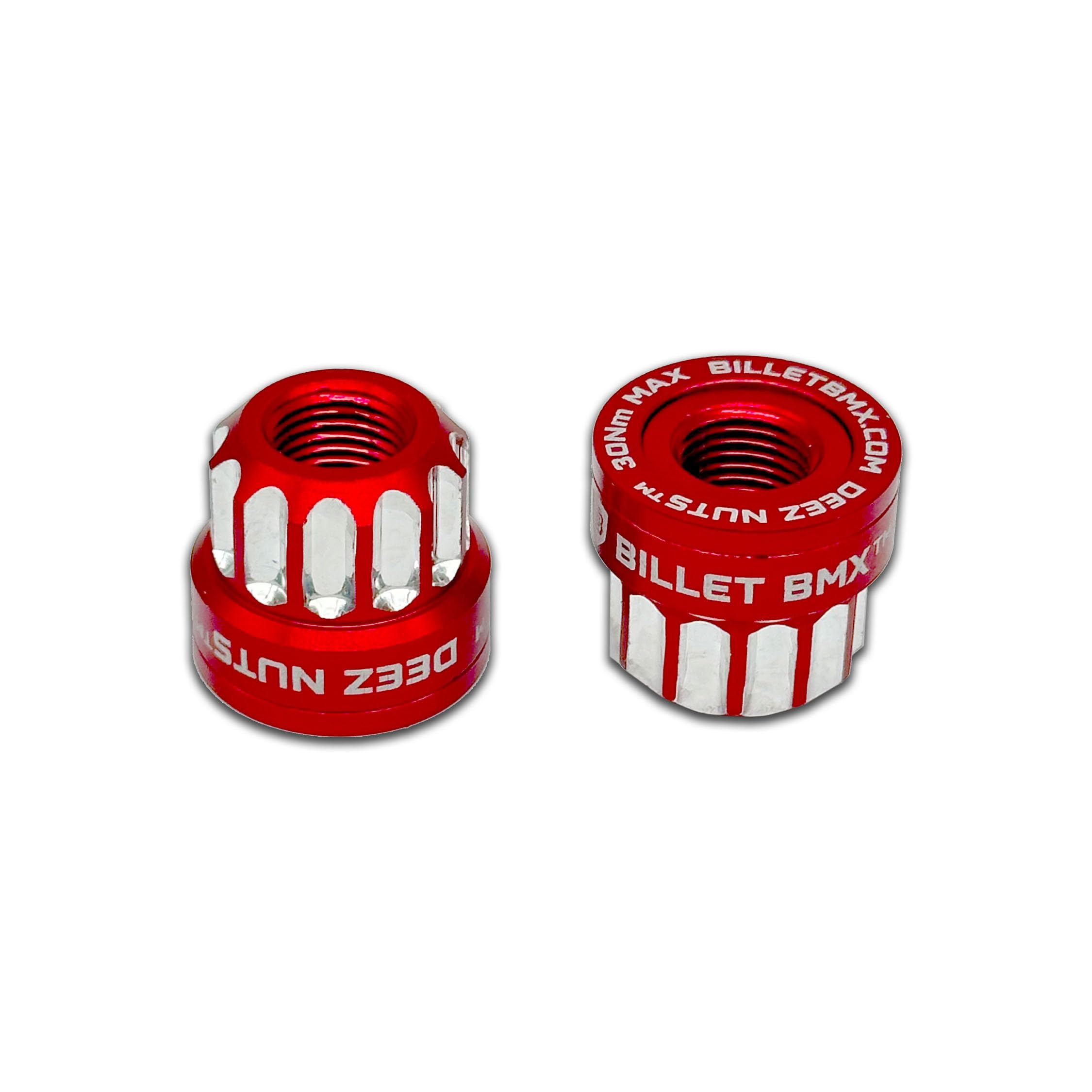 BILLET BMX™ Deez Nuts™ 12 Point Bike Axle Nuts 3/8"-26 tpi (2 Pack)