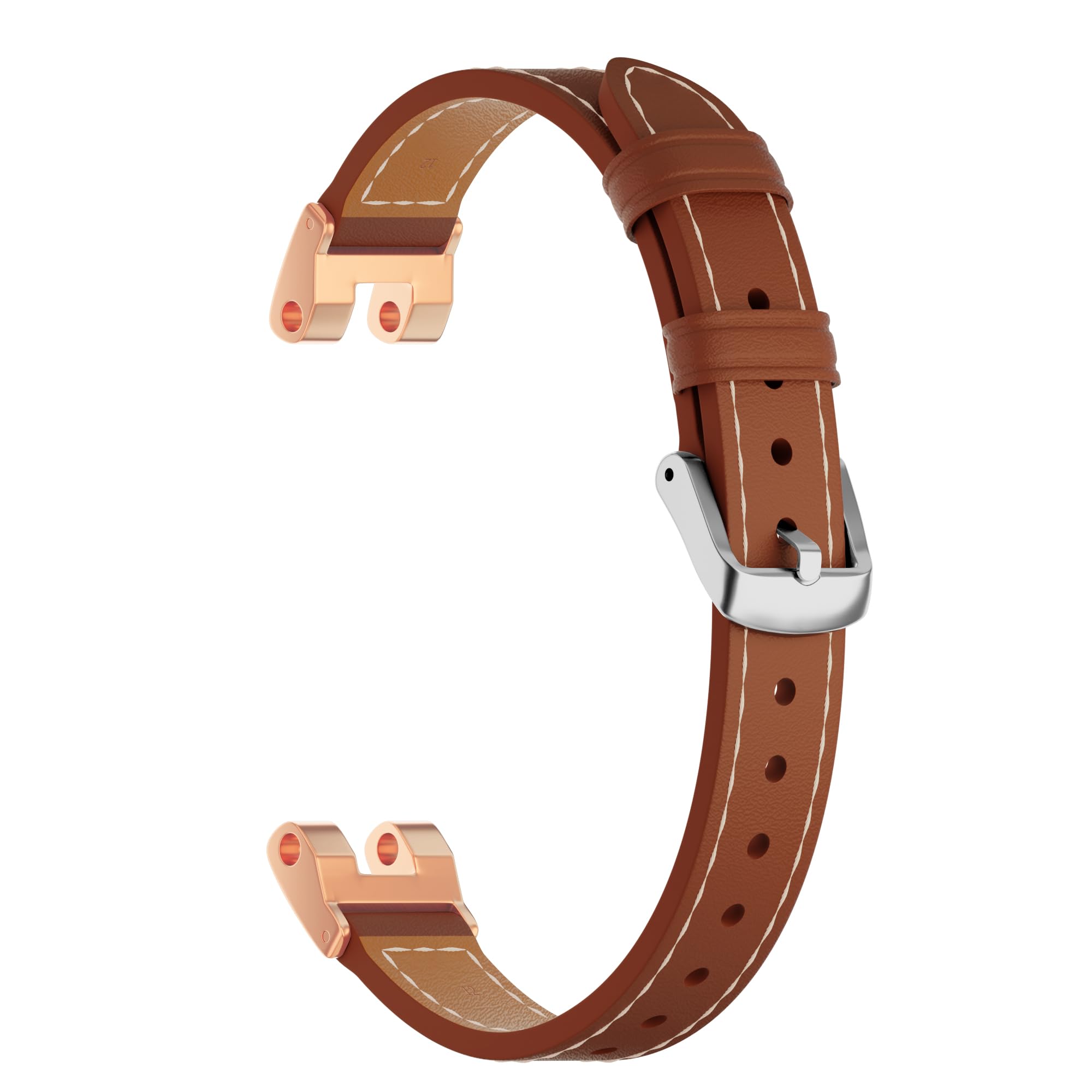 Compatible for Garmin Lily Band,Leather Wristband Adjustable Replacement Slim Accessory Fit for Garmin Lily Smartwatch Women Dressy-image-37