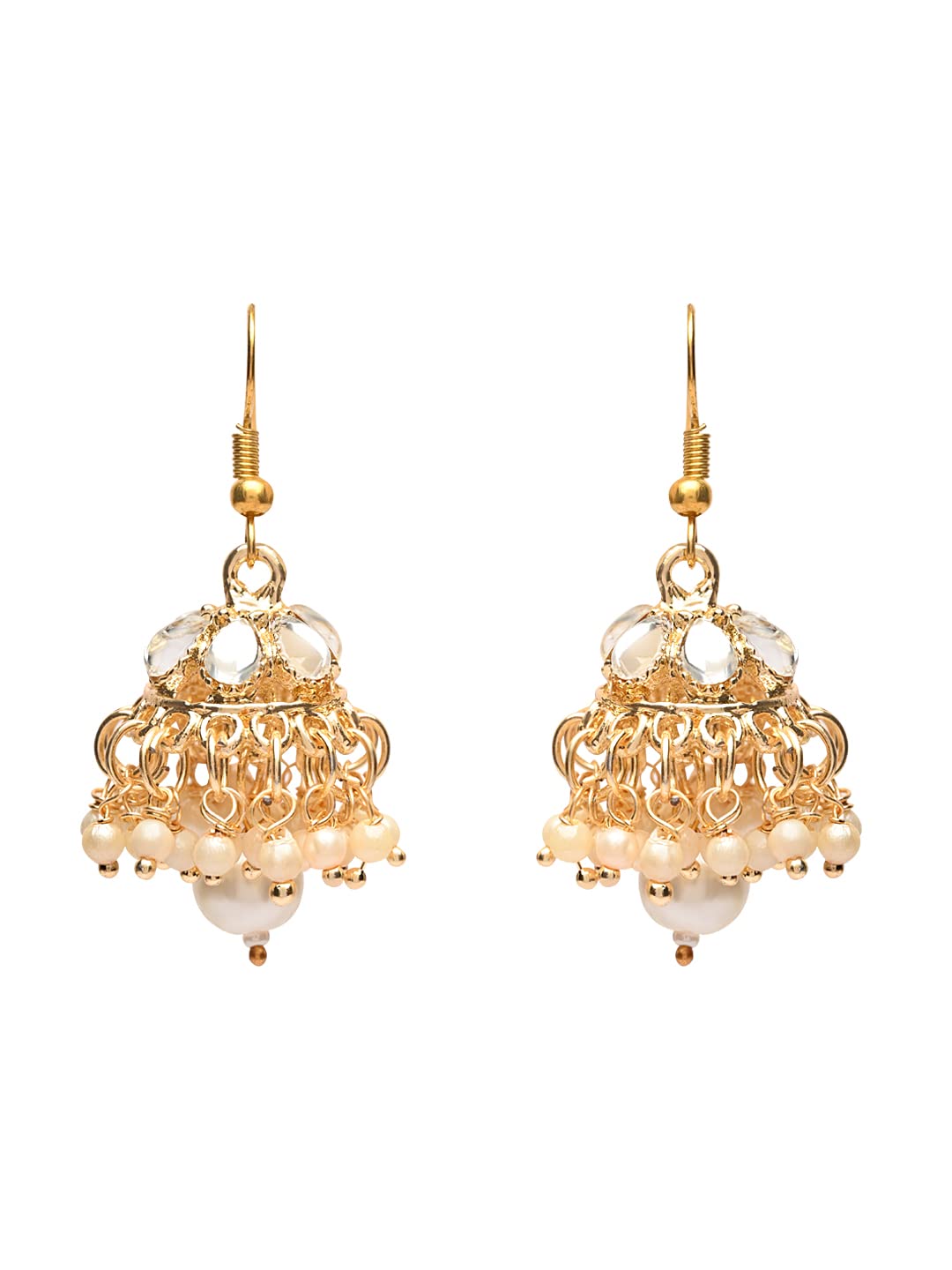 See full amazon price history chart for I Jewels Women 18K Gold Plated Earrings Handcrafted Kundan & Pearl (Y010) I Jewels Women 18K Gold Plated Earrings Handcrafted Kundan & Pearl (Y010) (B0BQJ94C1B) Amazon Price History, Amazon Price Tracker