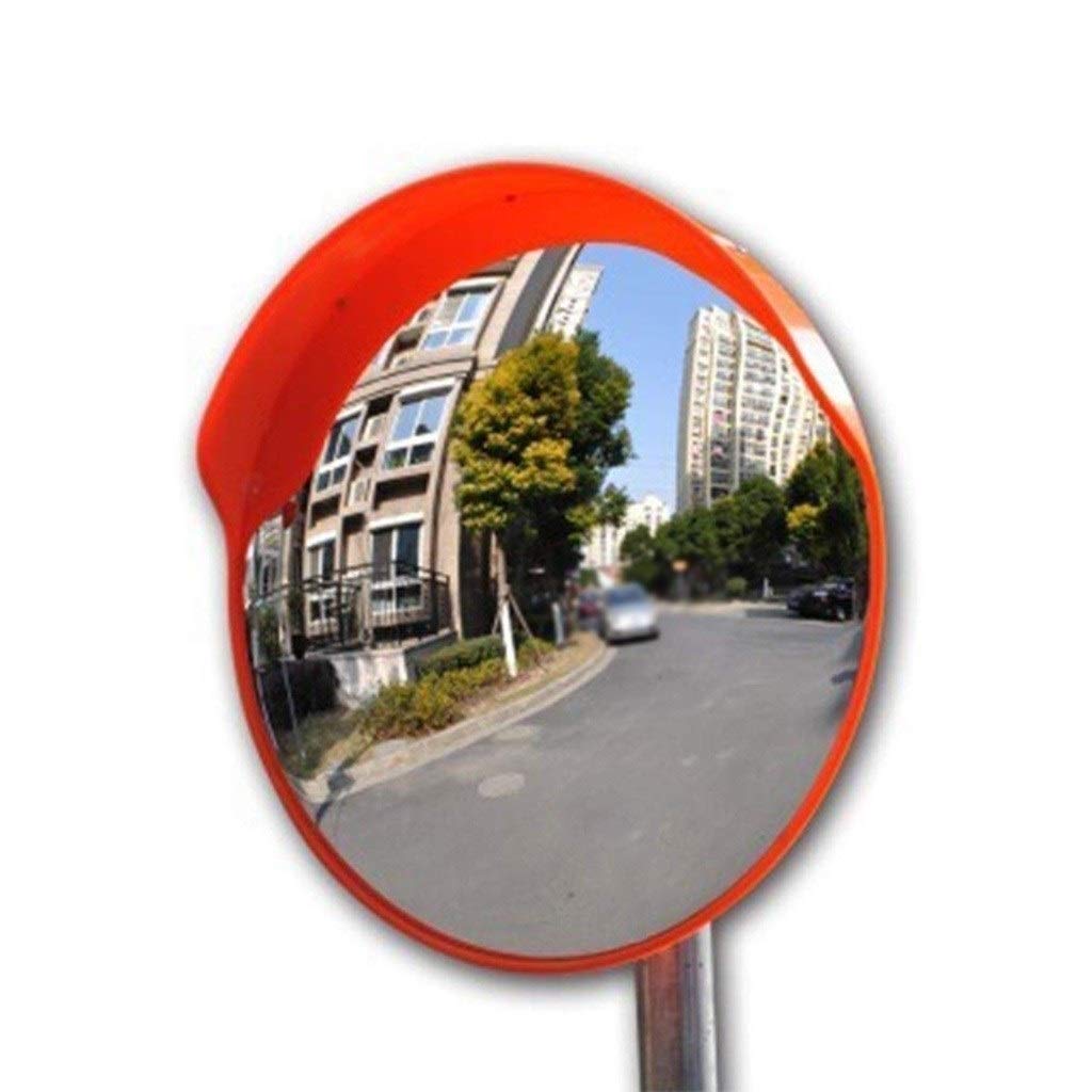 Miroir convexe de circulation anti-angle mort et anti-reflet pour sortie de parking