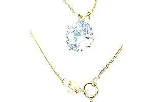 1.5 carat Diamond Pendant Solitaire Necklace 18 karat Solid GOLD Diamond Jewelry for women
