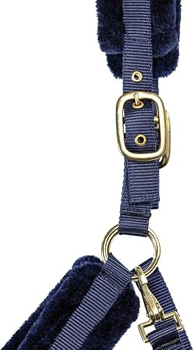 Miniatura 4 de Dura-Tech Halter de nailon con forro polar para caballos, máxima comodidad para caballos, diseño antifrotamiento, alta ajustabilidad, herrajes de
